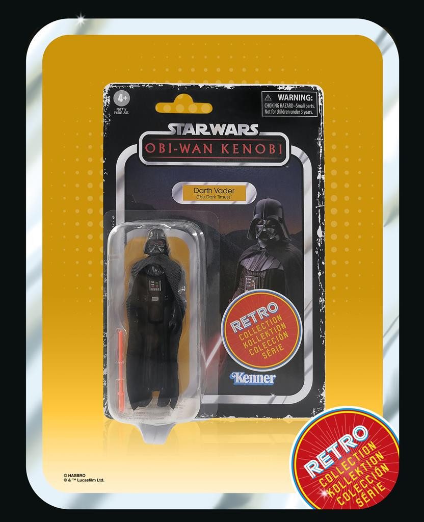 Hasbro Actionfigur Star Wars - Retro Collection - Darth Vader (The Dark Times) 9,5cm