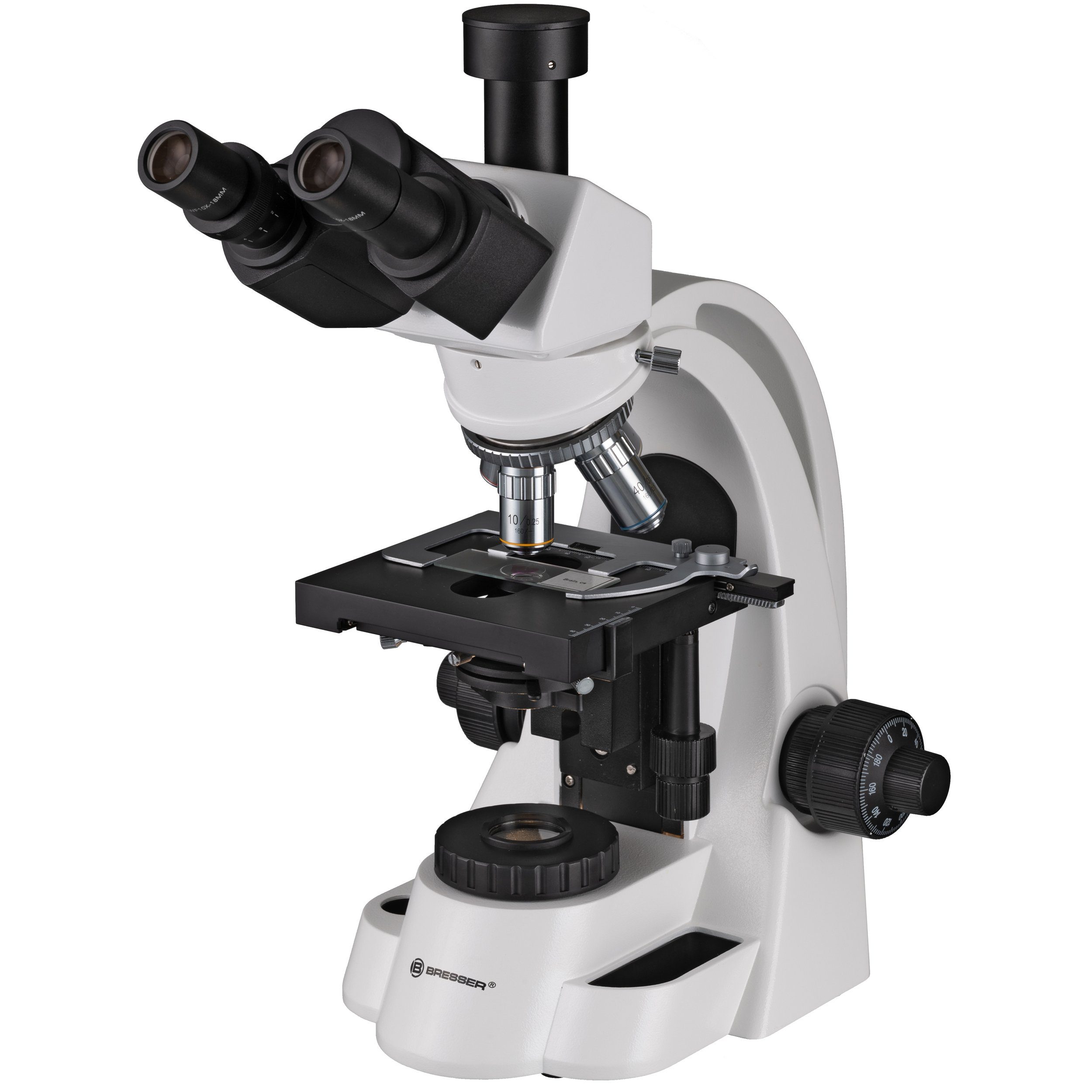 BRESSER BRESSER Bioscience 40-1000x Trinokulares Mikroskop Auf- und Durchlichtmikroskop