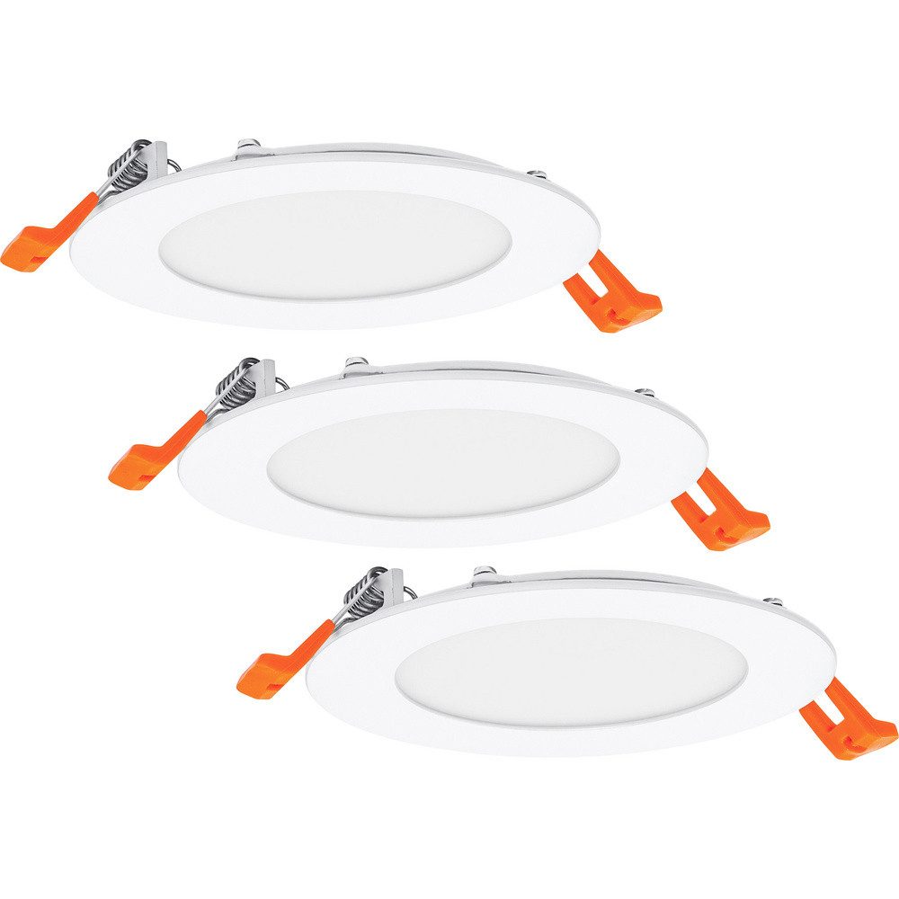 Osram Außen-Wandleuchte OSRAM HOMELIGHTING Downlight Slim Set 3 x 120mm 3000K 4099854445903 LE