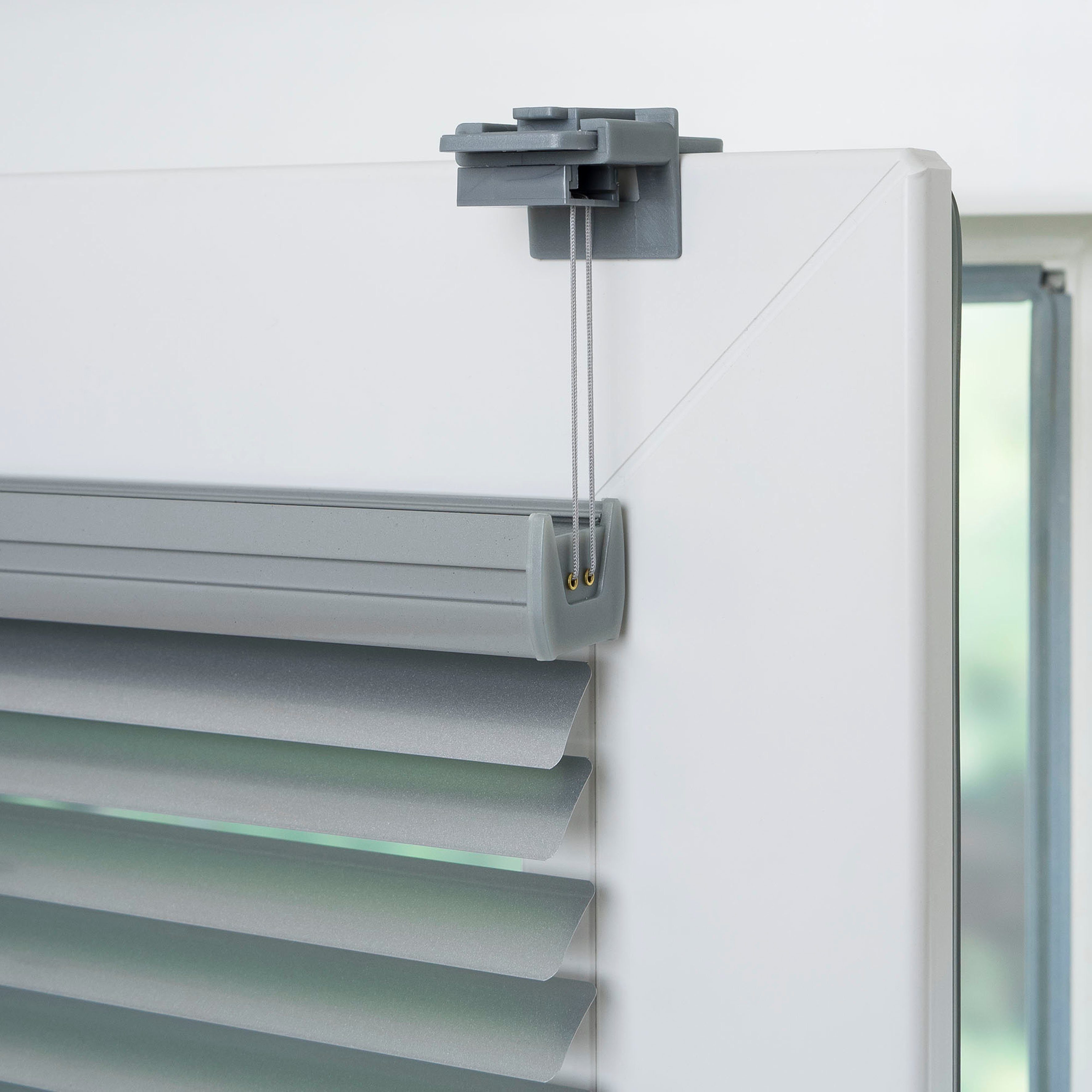 Liedeco Jalousie Klemmfix-Aluminiumjalousie, ohne Bohren, verspannt