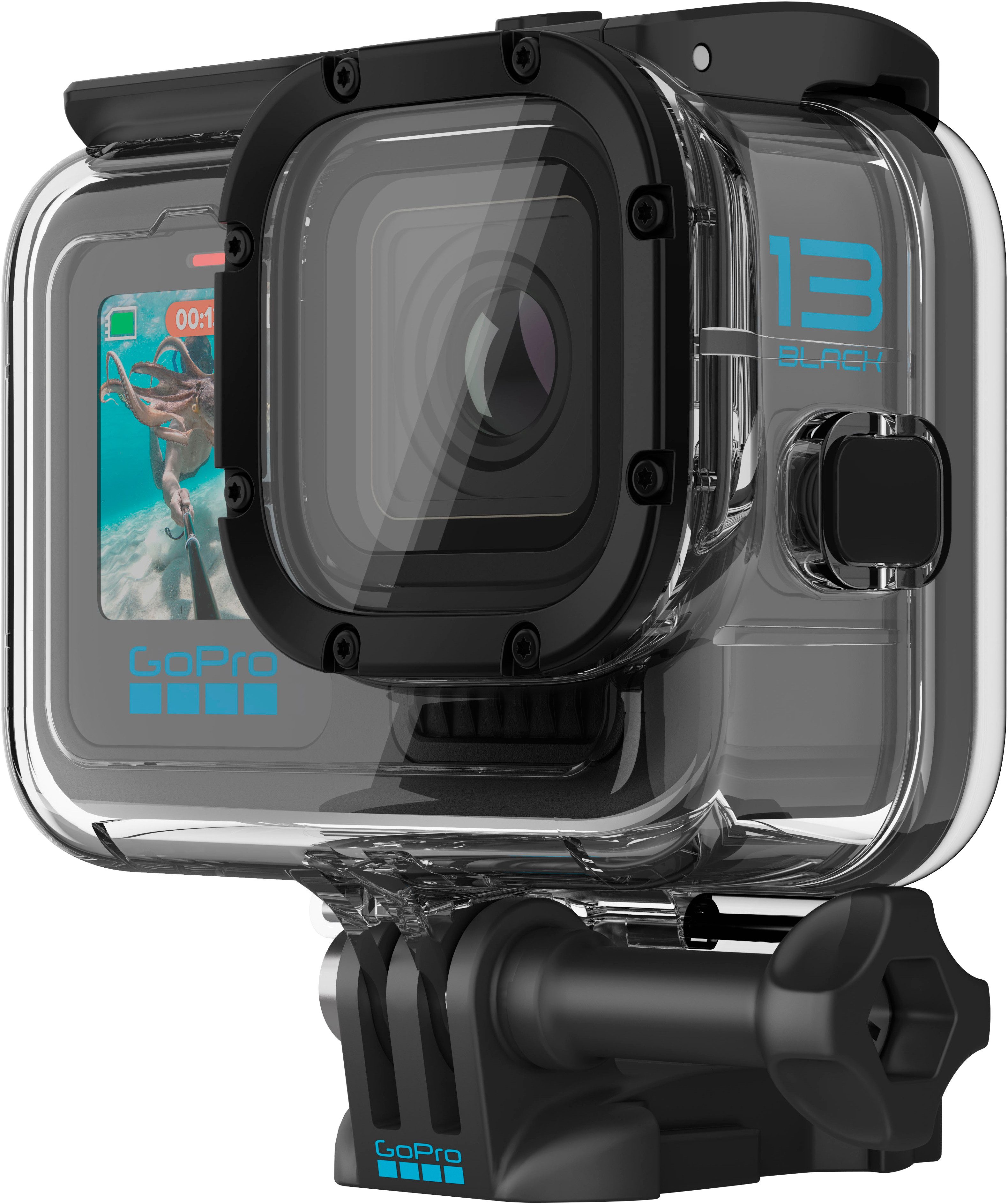 GoPro Unterwassergehäuse Durchsichtiges Schutzgehäuse für GoPro Kameras