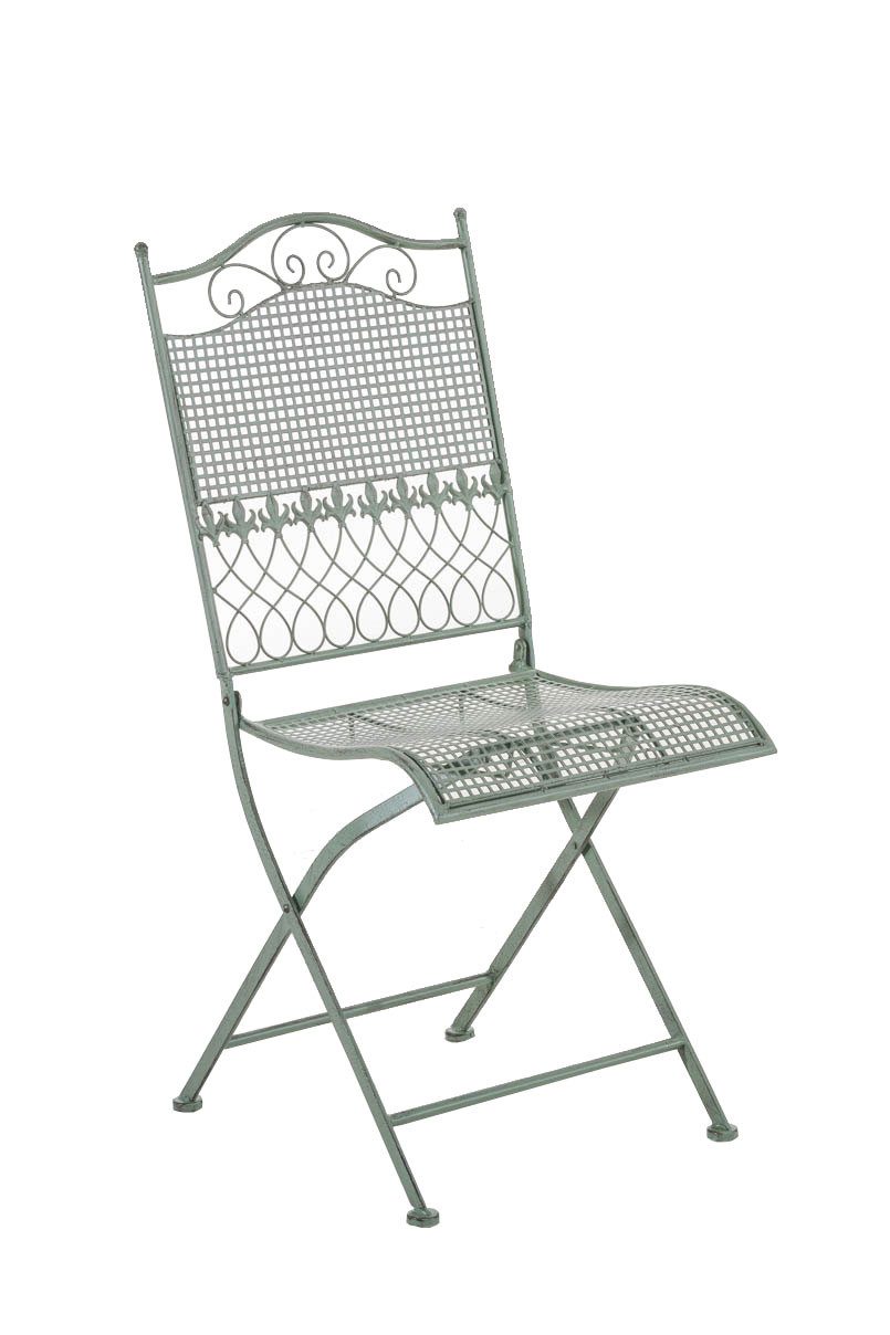 furnicato Gartenstuhl Kiran 91x41x50 cm antik-grün (1 St)