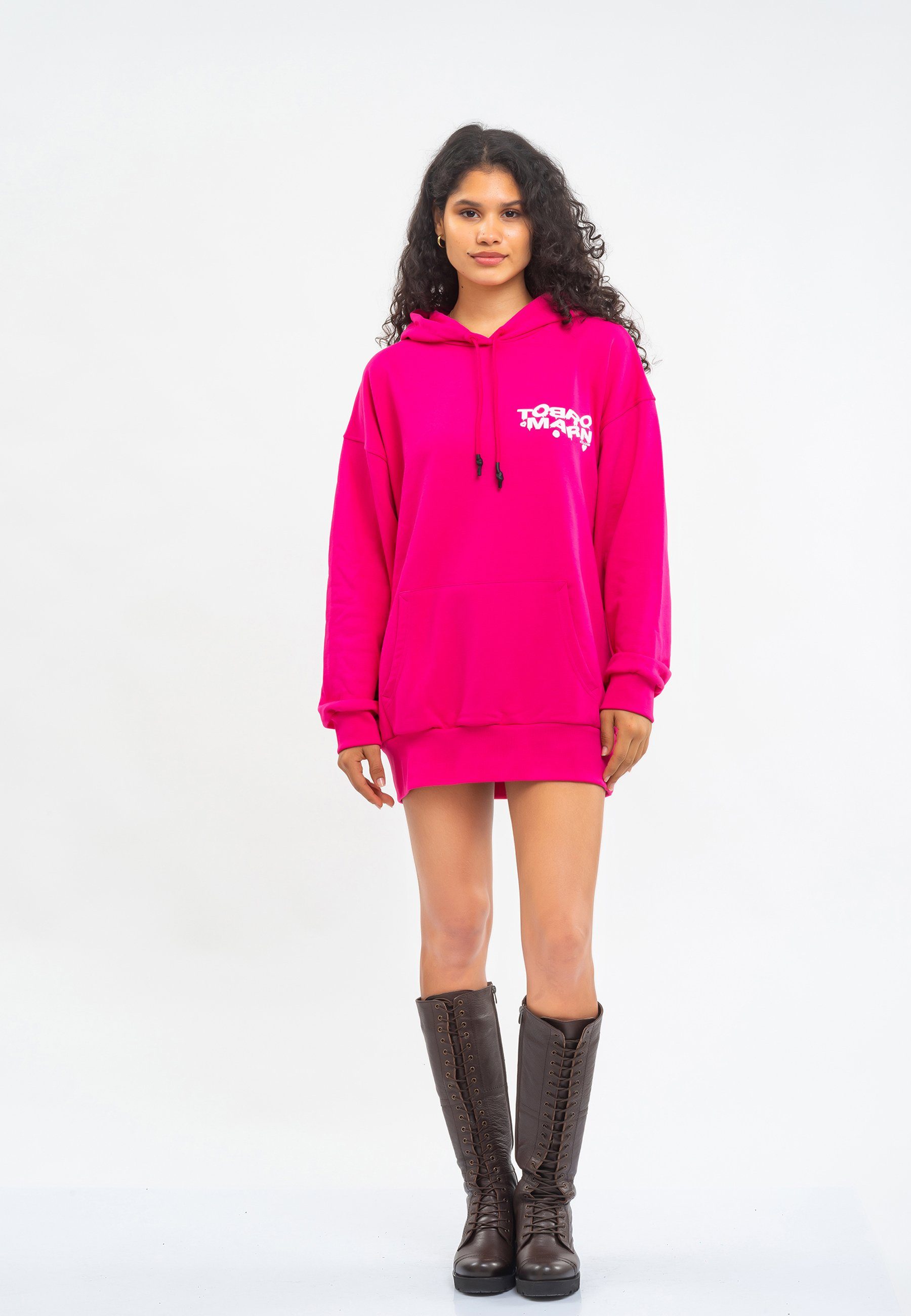Tom Barron Kapuzensweatshirt WOMEN OVERSIZE FIT TUNIC SWEATSHIRT