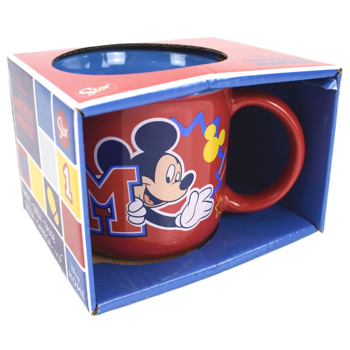 Stor Tasse Tasse mit Mickey Mouse Motiv ca. 350ml aus Keramik, 1-tlg., Keramik, authentisches Design