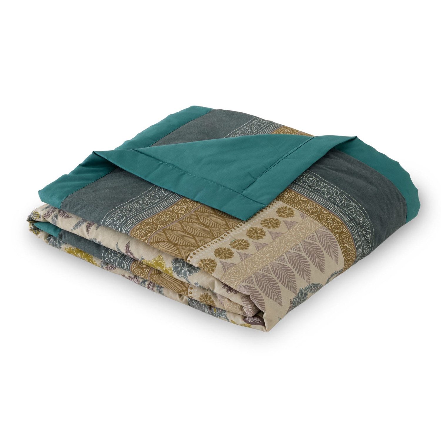 Plaid Bassetti Granfoulard Plaid Decke Wohndecke Varigotti V1 grün 135x190, Bassetti, Hochwerige italienische Markenqualität