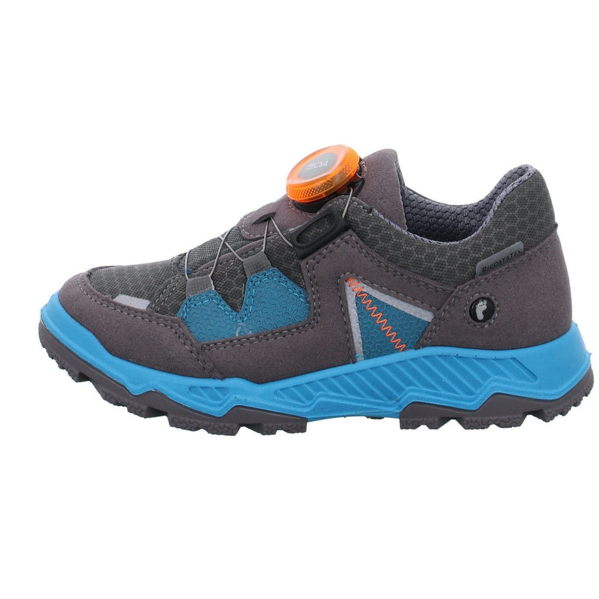 Ricosta Jungen graphit/grau Halbschuh Schnürhalbschuhe Sneaker Leder-/Textilkombination Canyon