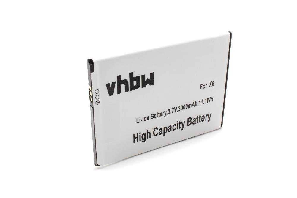 vhbw Ersatz für (3,7 V) Li-Ion 3000 Smartphone-Akku Doogee HT1112X6000650 mAh für