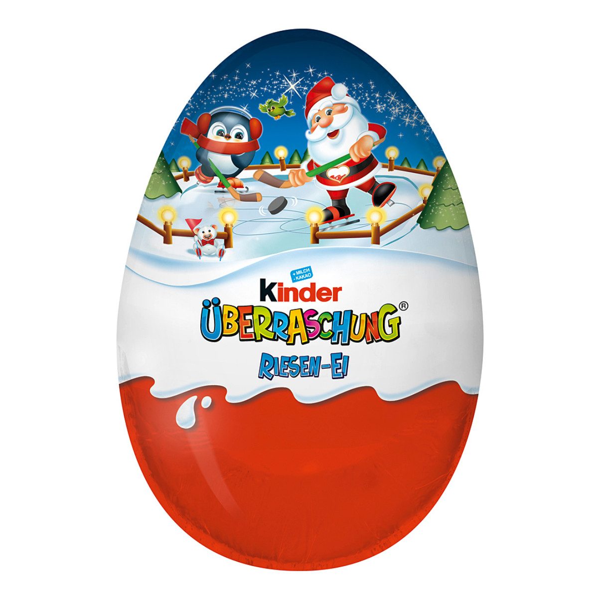 kinder Schokolade, Überraschung Ei Maxi Classic XXXL Schokoladen Ei in blau 220g