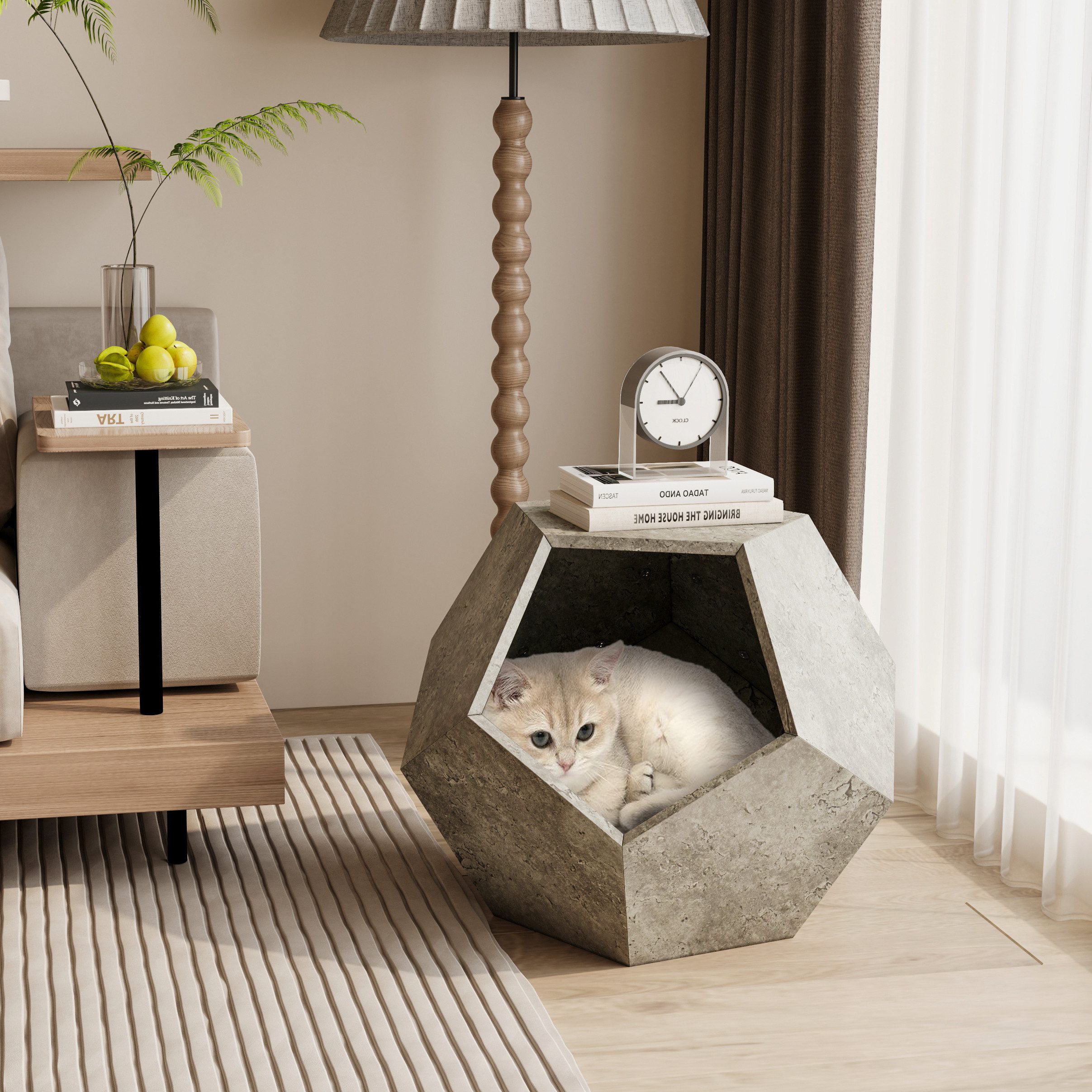 Celya Beistelltisch Beistelltisch Katzenmöbel, Multifunktionaler Beistellti günstig online kaufen