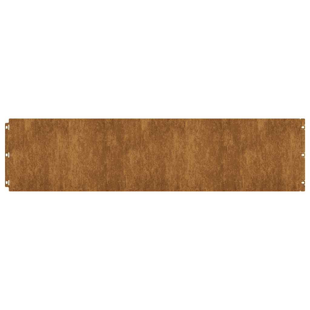 vidaXL Beetumrandung Rasenkanten 20 Stk. 25x103 cm Flexibel Wetterfester Stahl