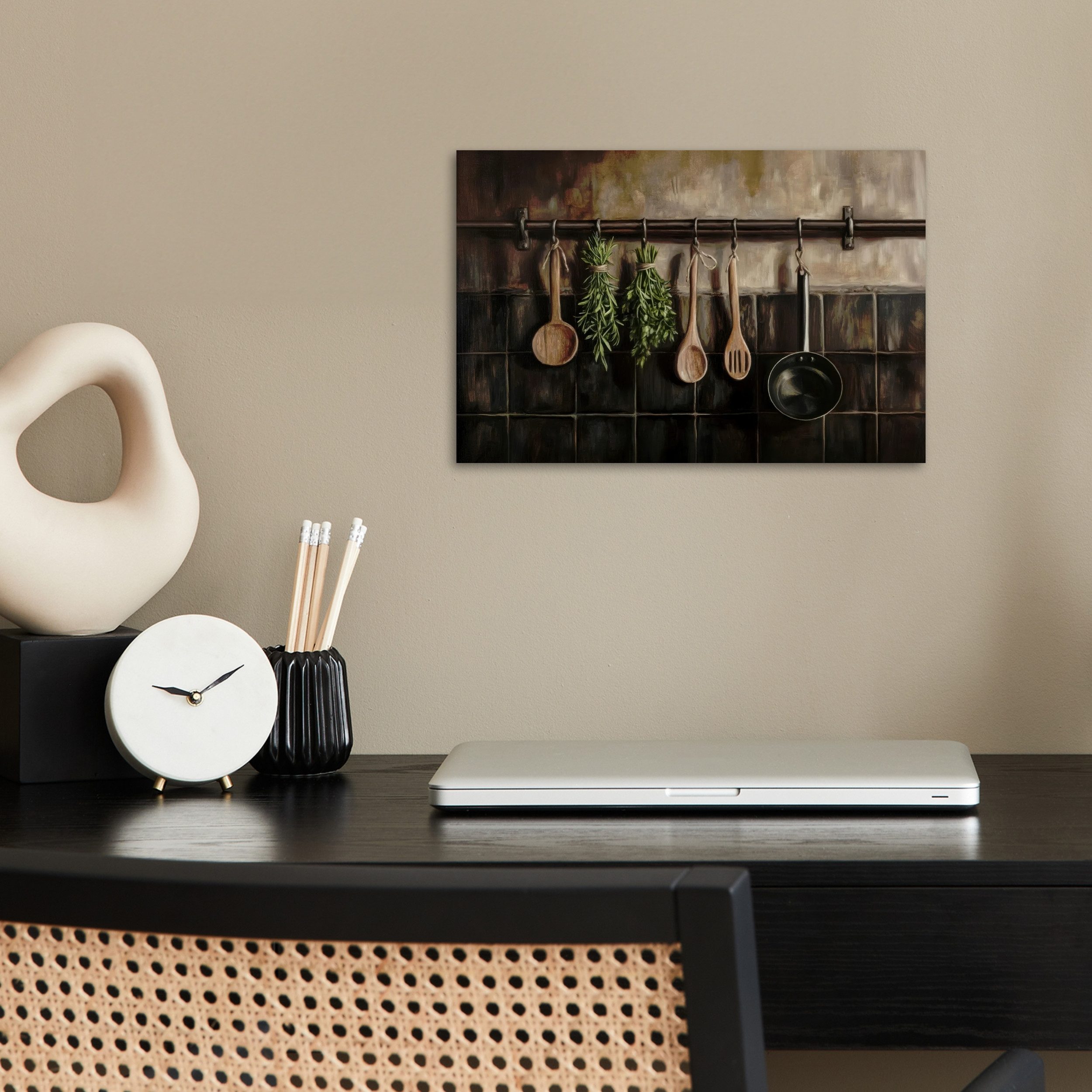 MuchoWow Poster Küchengeräte - Rustikal - günstig online kaufen