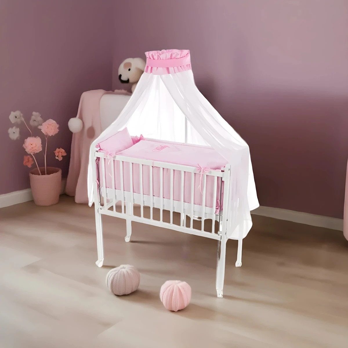 Babyhafen Beistellbett Babybett Komplettbett BABYHERZ mit günstig online kaufen