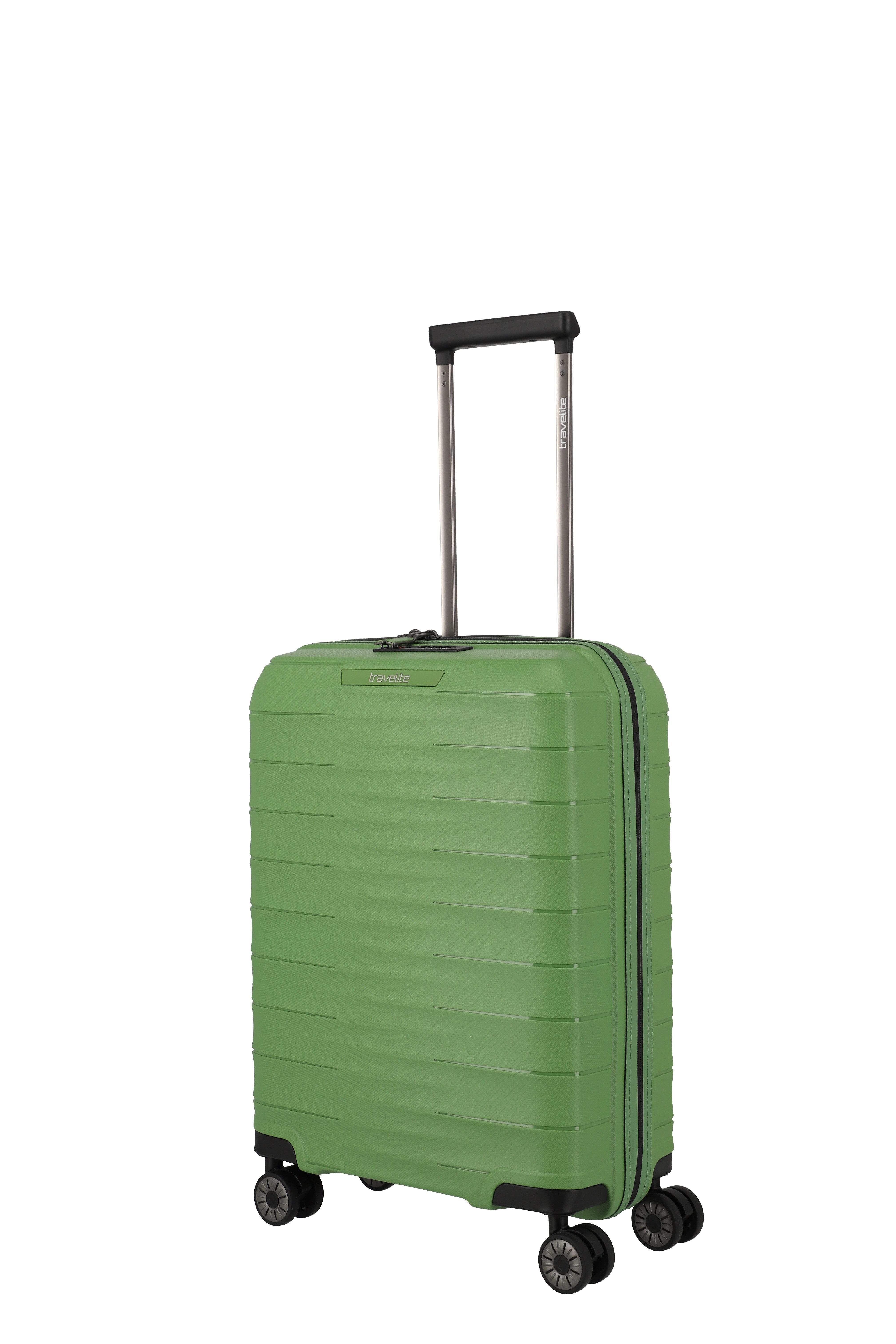 travelite Trolleyset MOOBY 3-teilig Reisekoffer Hartschale, 4 Rollen, (Set), mit TSA-Schloss und recyceltem Polypropylen