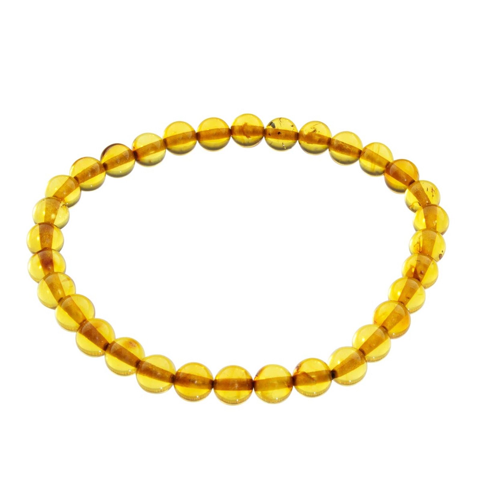 OSTSEE-SCHMUCK Armband Ostsee-Schmuck Armband Kugel 6 mm Armband Kugel 6 mm