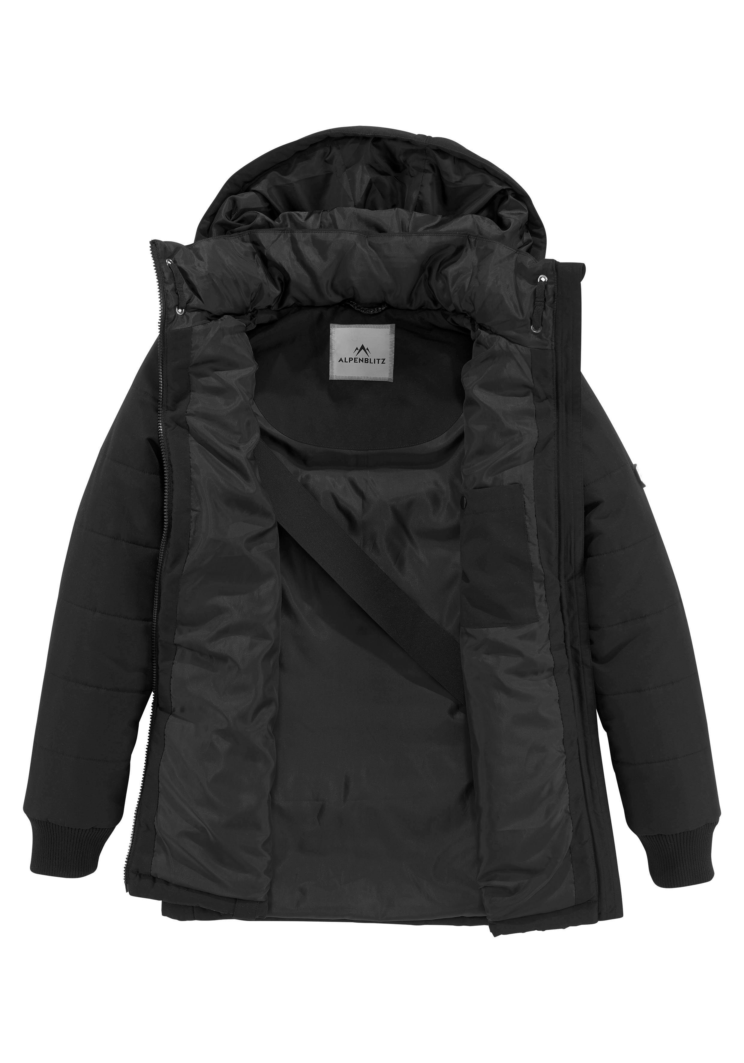 ALPENBLITZ Steppjacke Flockenwirbel für den Übergang, aus leichtem Material, unifarbenes Design