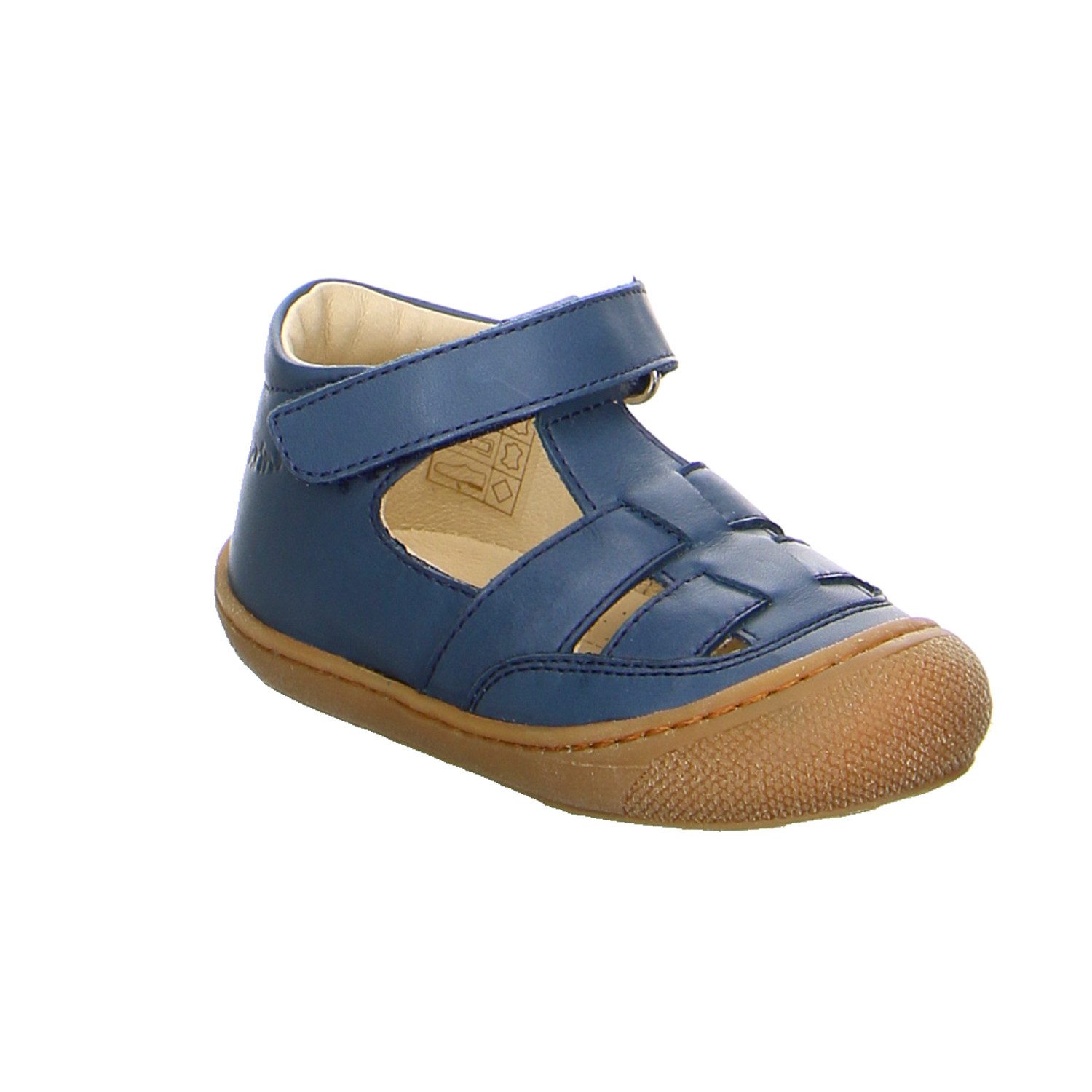 Naturino Naturino Wad Leder Riegelschuhe Jungen vorne geschlossen blau Sandale