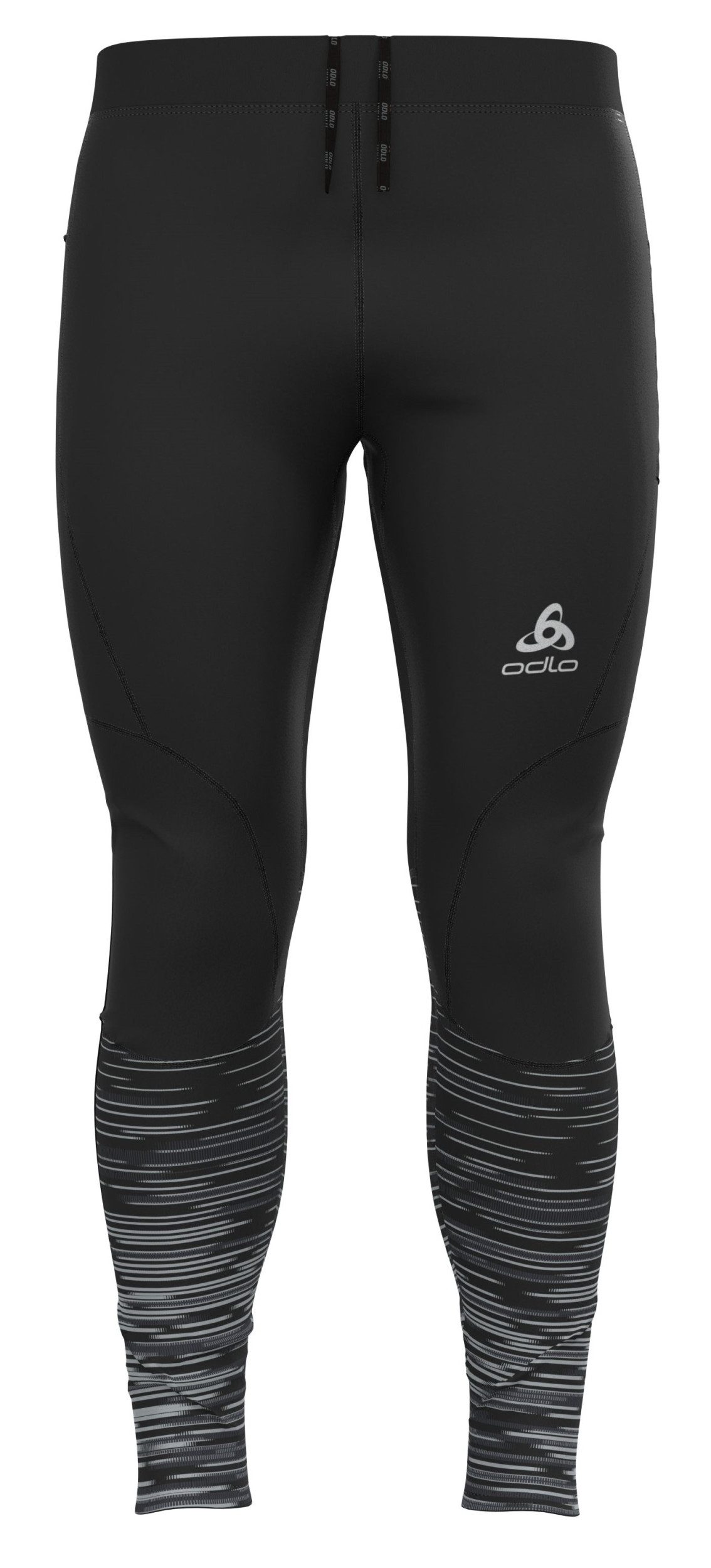 Odlo Sporthose Лосины ZEROWEIGHT WARM REFLECT BLACK