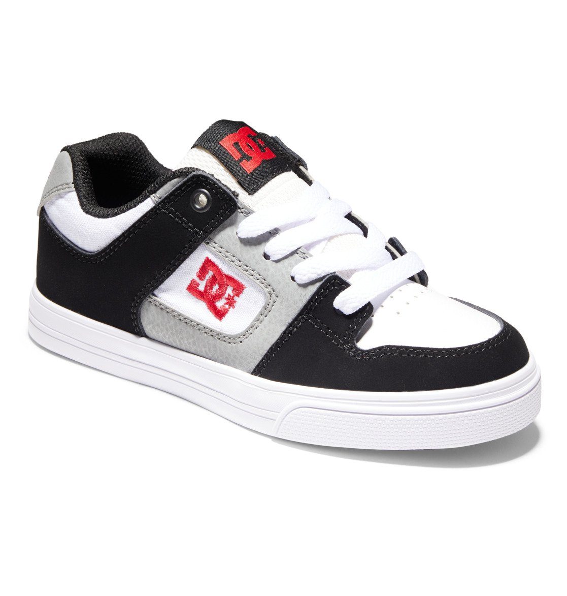 DC Shoes Pure Sneaker White/Black/Red