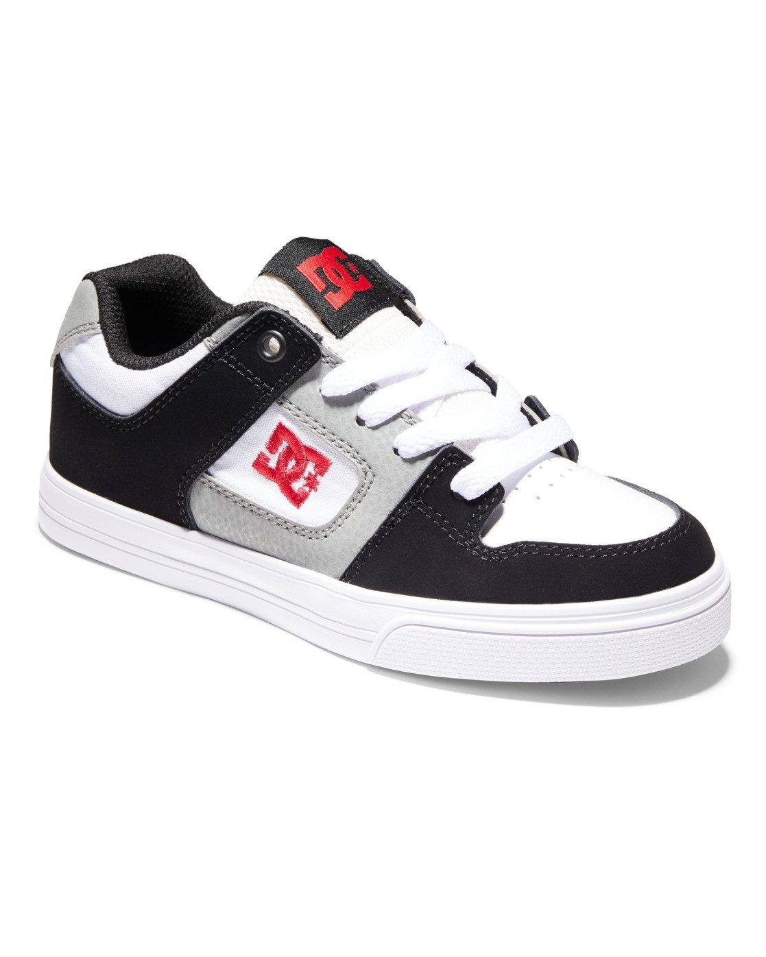 DC Shoes Pure Sneaker White/Black/Red