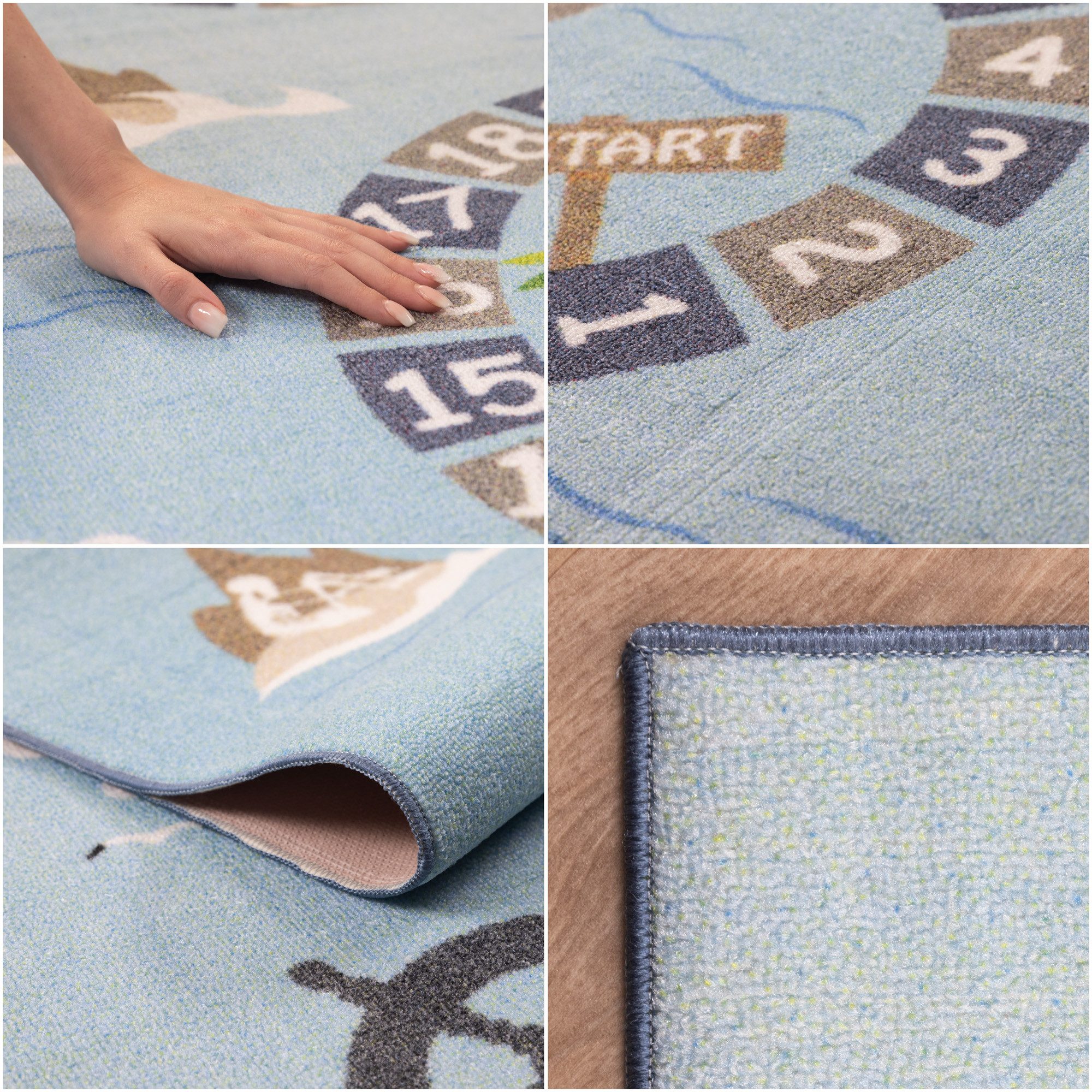 Carpettex Kinderteppich Piraten-Design, Rechteckig, Höhe: 7 günstig online kaufen