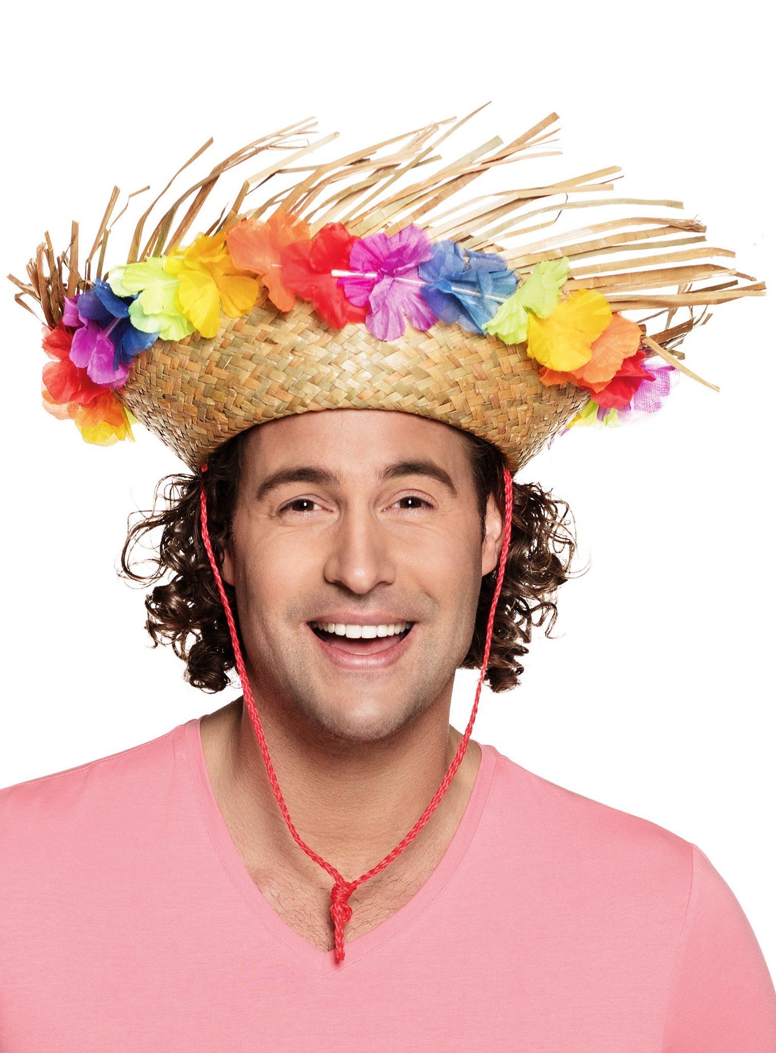 Boland Kostüm Strohhut Hawaii, Der Hula Hut für die Kreuzfahrt in die Südsee