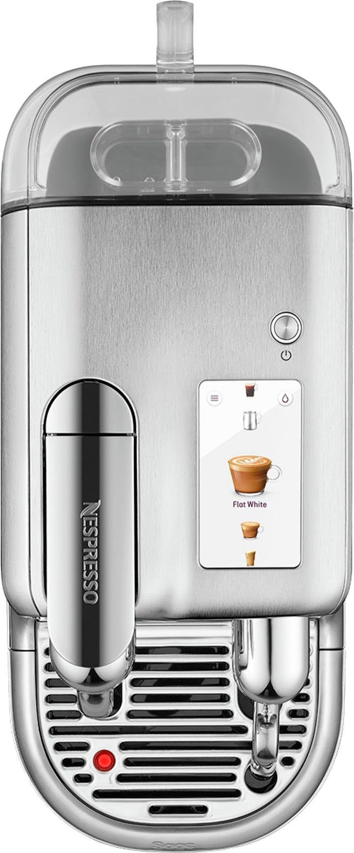 Nespresso Kapselmaschine Pro mit mit Kapseln 14 inkl. Willkommenspaket Creatista Edelstahl-Milchkanne, SNE900