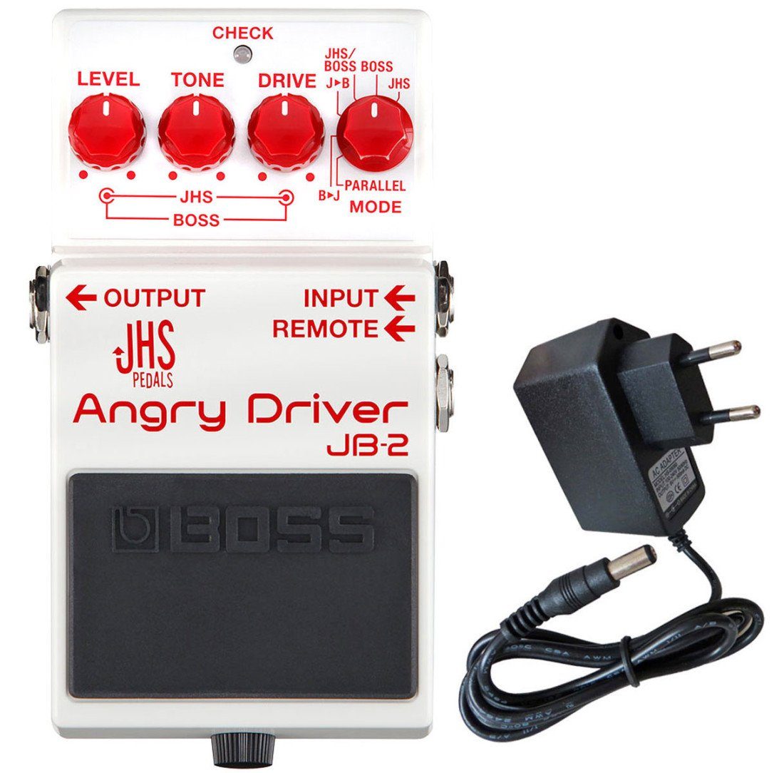 Boss by Roland E-Gitarre Boss JB-2 Angry Driver Overdrive Pedal mit Netzteil