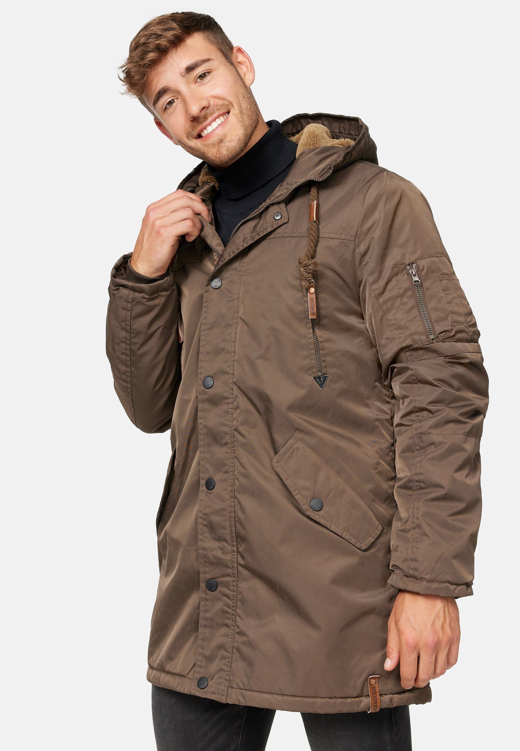 INDICODE Parka Herren Bardsley Herrenparka Herrenjacke