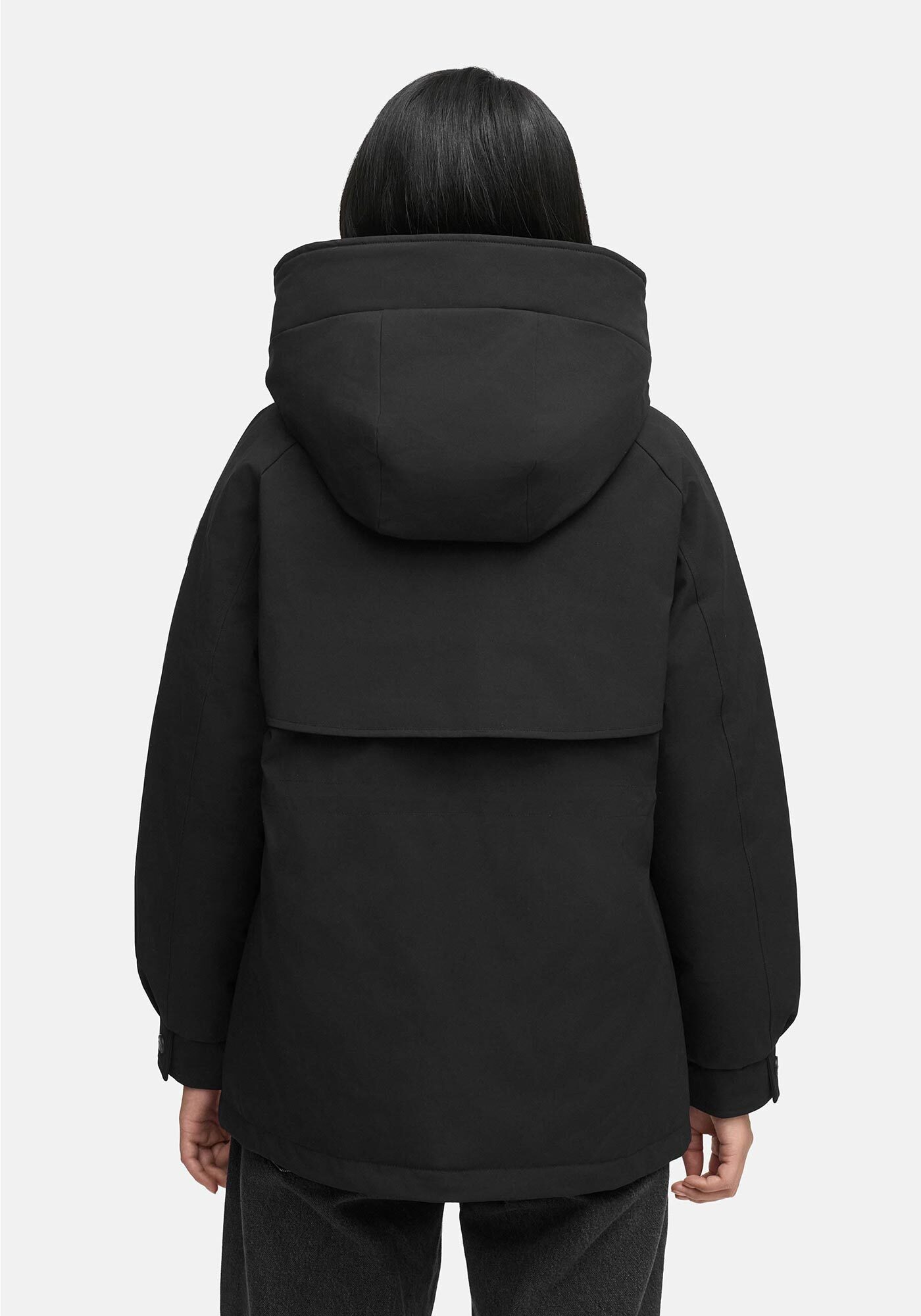 Marikoo Winterjacke Shigaraa mit abnehmbarer Kapuze und Gummizug an der Taille – Bild 4 von 5