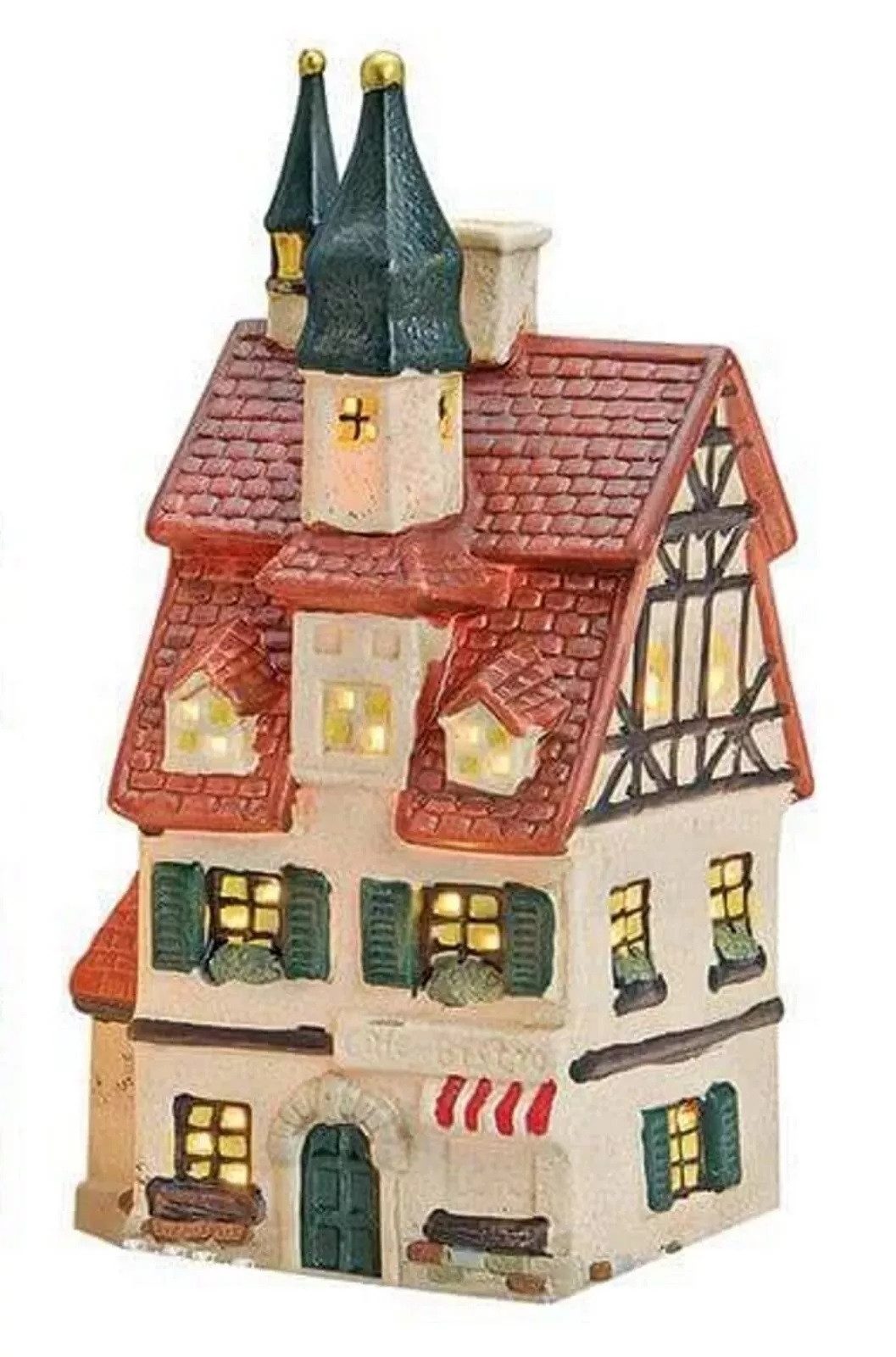Dekoobjekt Lichthaus Cafe Bistro aus Porzellan