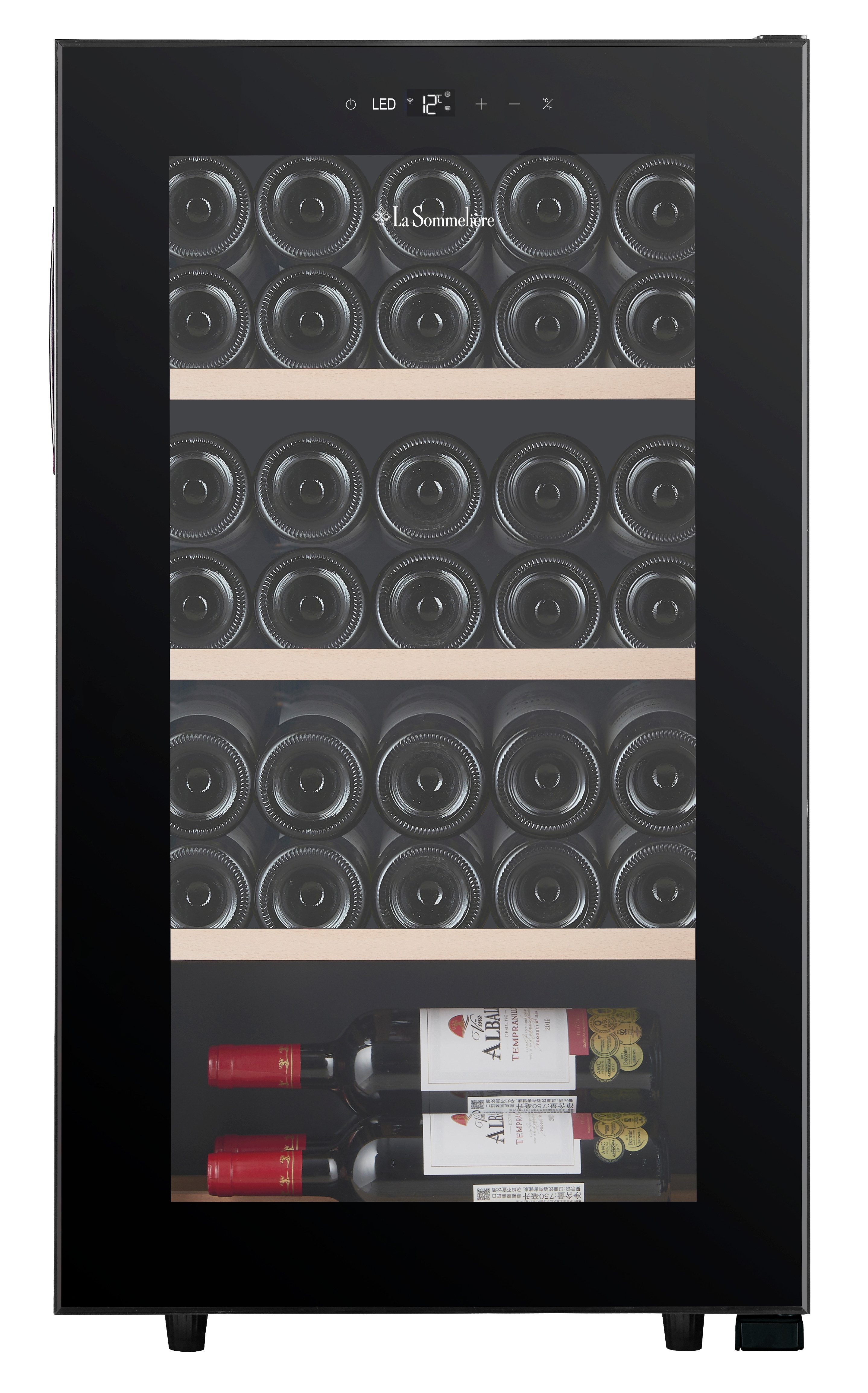 La Sommelière Weinkühlschrank SMART36, für 34 Standardflaschen á 0,75l,Vinotag-App