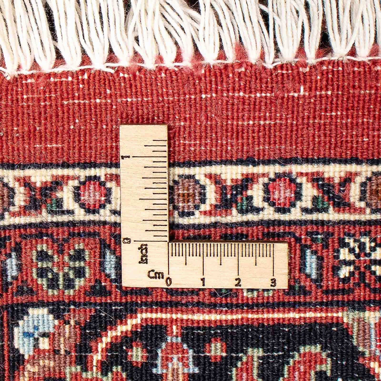 mit Zertifikat cm, 405 mm, x Unikat rechteckig, Wollteppich Vintage 8 298 morgenland, Höhe: Felder
