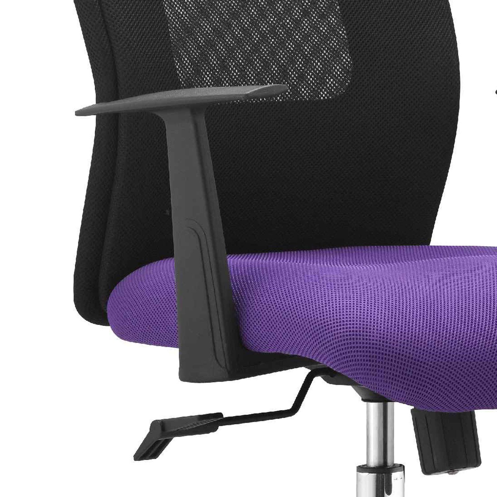 Möbel Akut Bürostuhl Drehstuhl Chester Home Office Bürostuhl flieder schwarz
