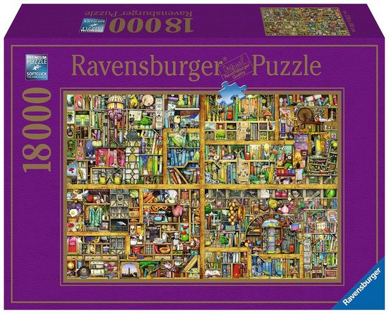 Ravensburger Puzzle »Magisches Bücherregal XXL«, 18000 Puzzleteile