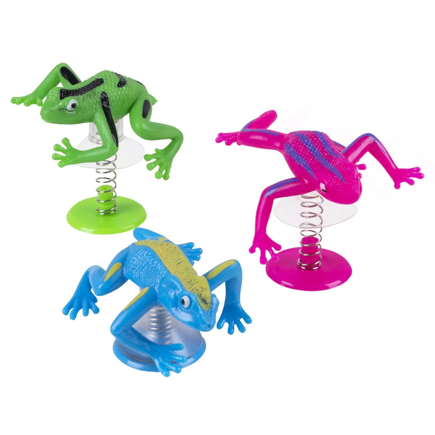 Boland Hängedekoration Favours Set springende Frösche 5x5 cm, 3 Stück
