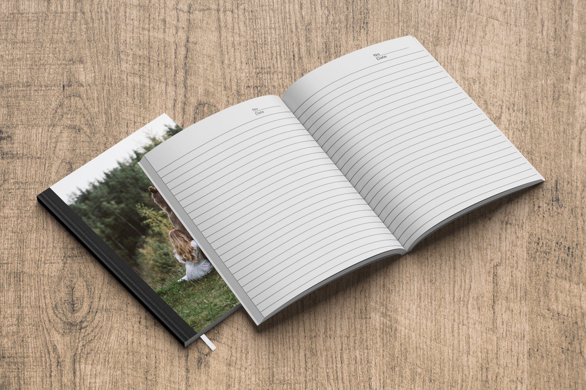 Merkzettel, Notizheft, Notizbuch Natur - - Baum, A5, 98 Haushaltsbuch Tagebuch, Journal, Mädchen - Tiere MuchoWow Seiten,