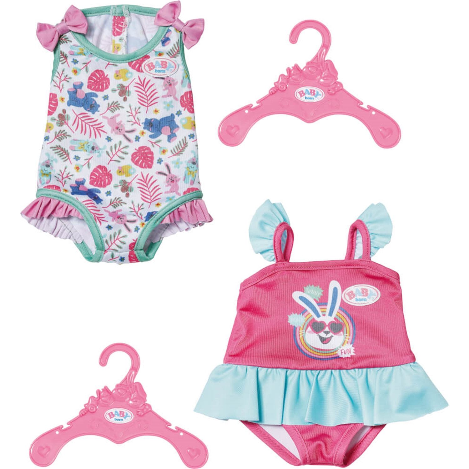 Zapf Creation® Puppenkleidung 833636 BABY born Badeanzug 2sort. 43cm