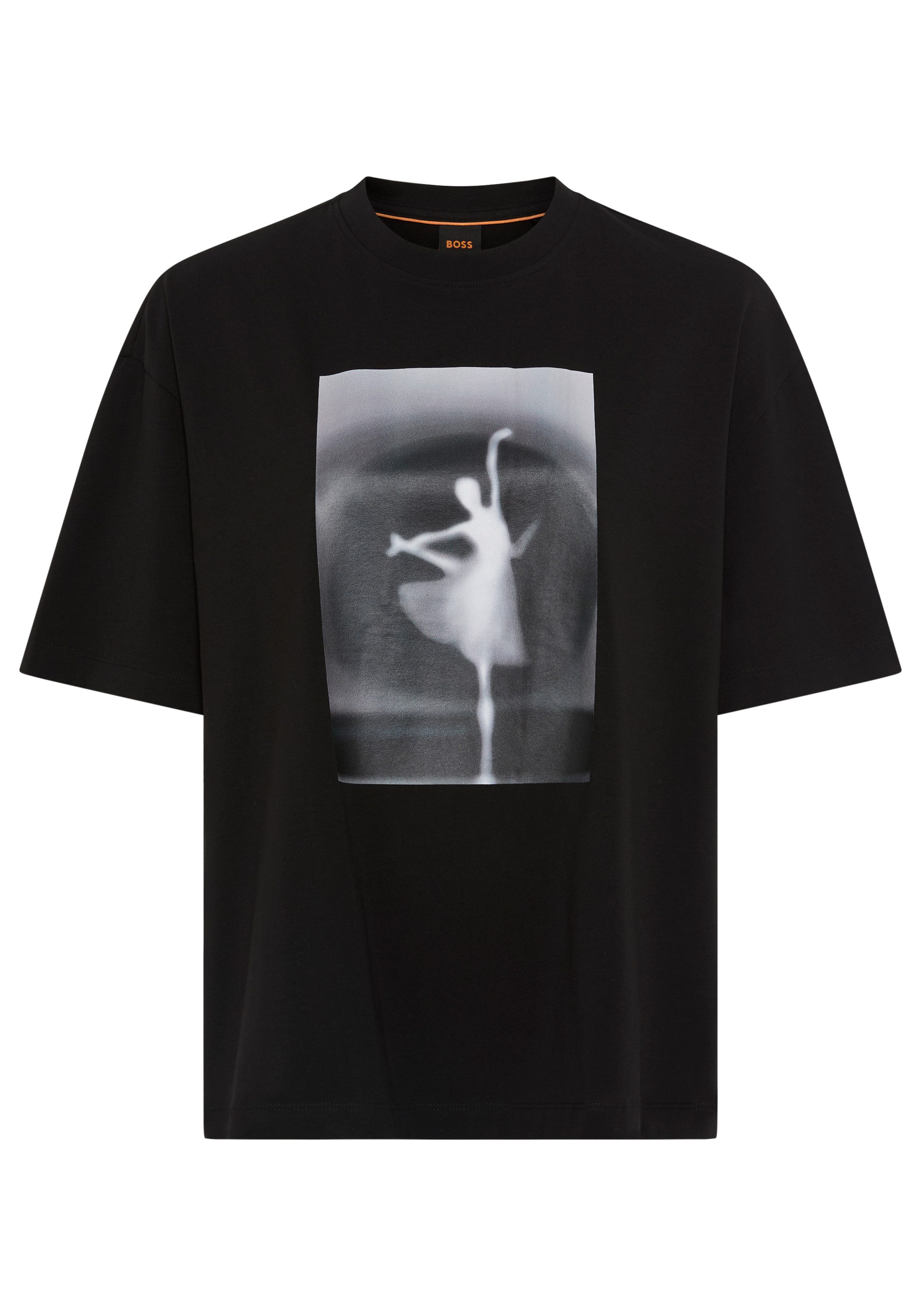 BOSS ORANGE T-Shirt Eboys Premium Damenmode Oversize Fit mit Print günstig online kaufen