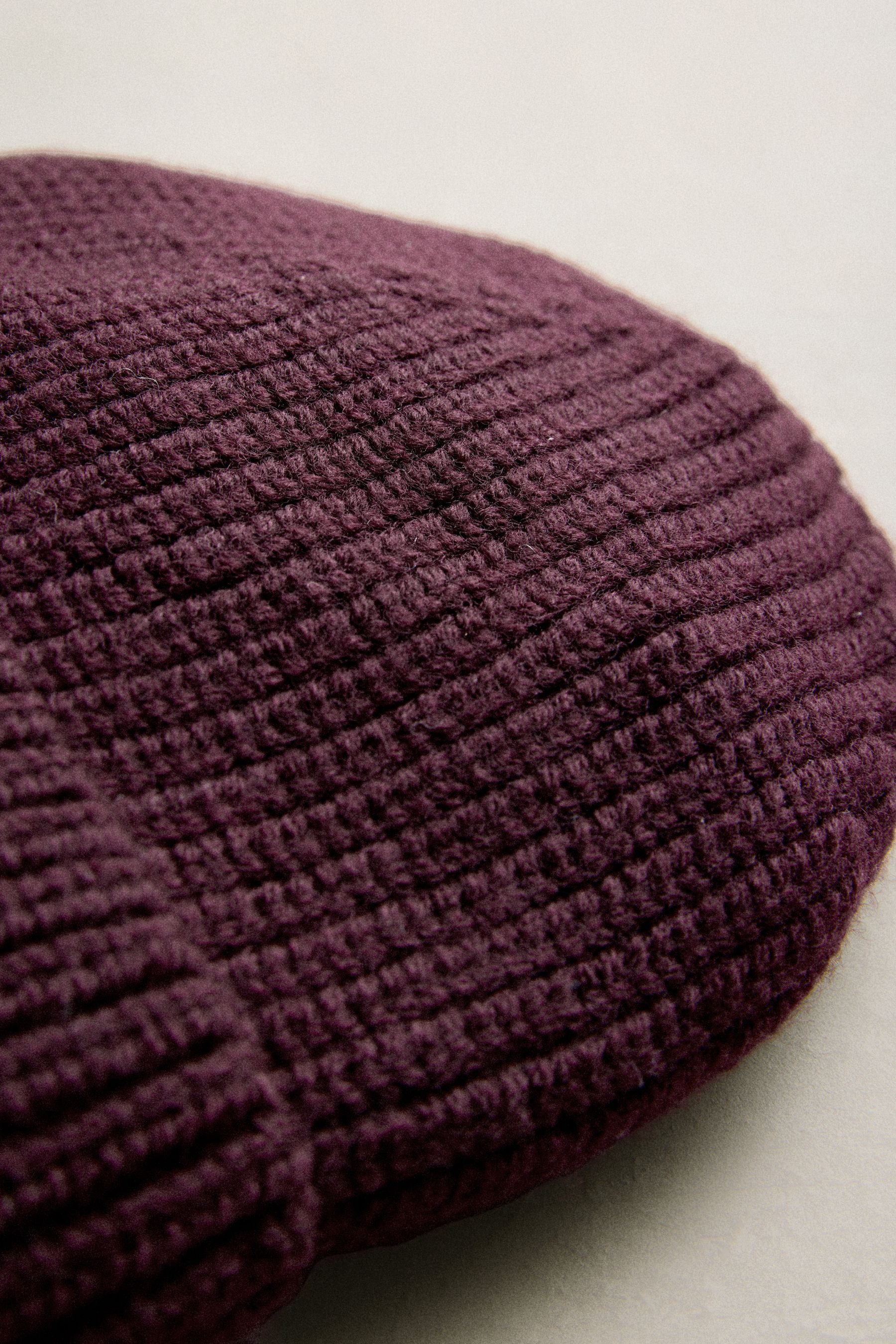 Next Strickmütze Beanie-Strickmütze mit Merinowolle (1-St)