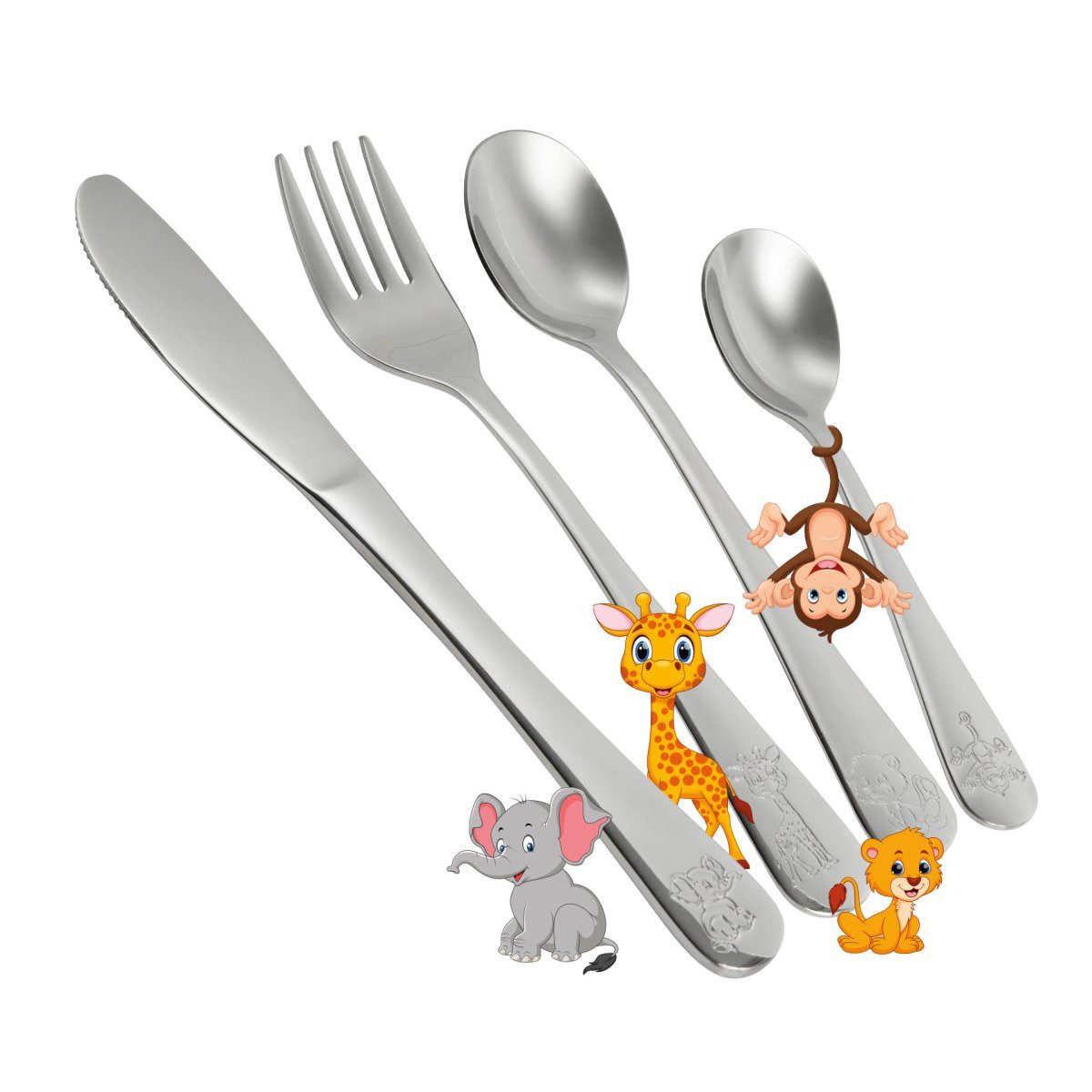 Kinderbesteck Kinderbesteck-Set Safari