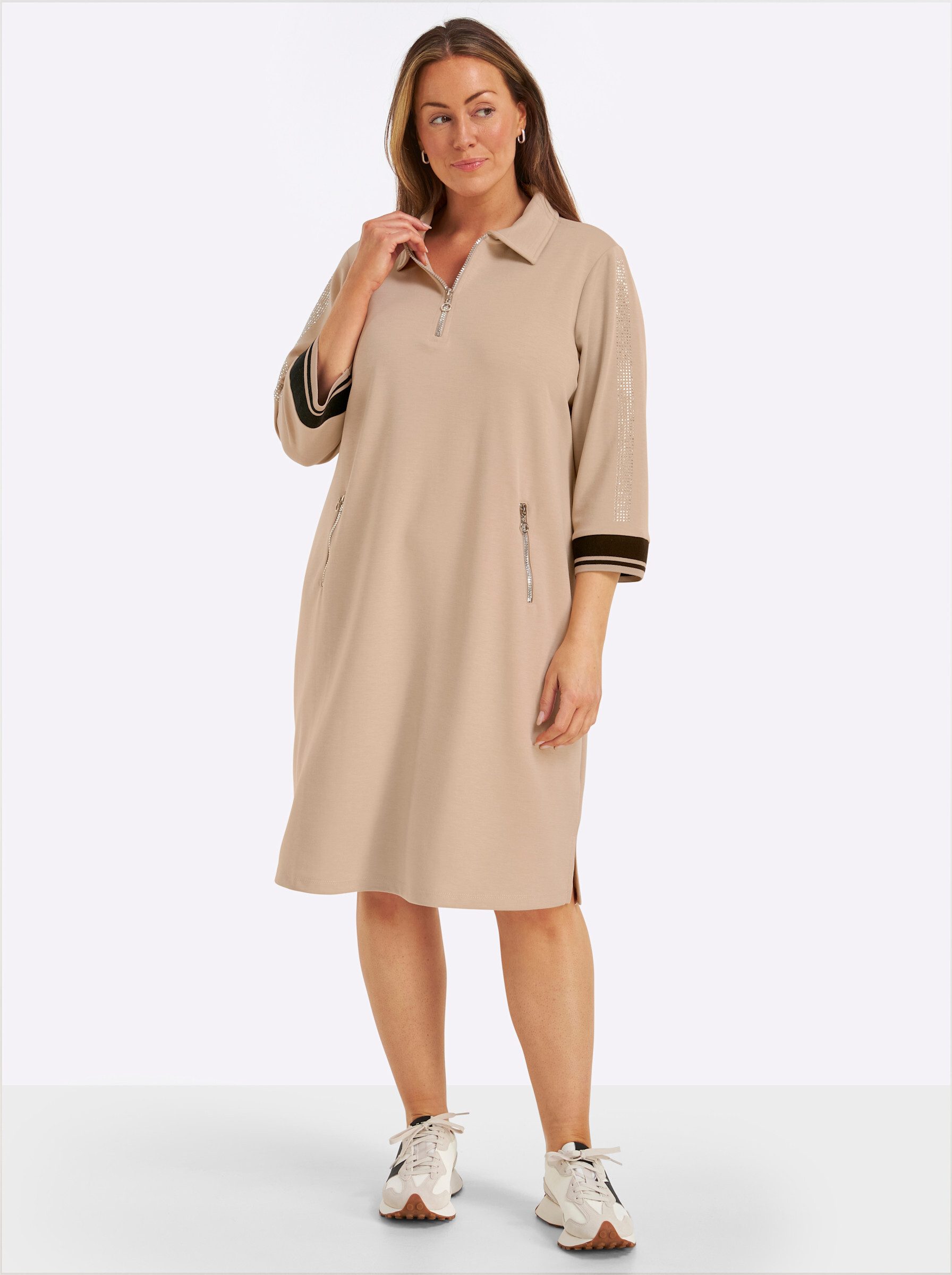creation L Jerseykleid Modal-Mix-Kleid 3/4-Arm günstig online kaufen