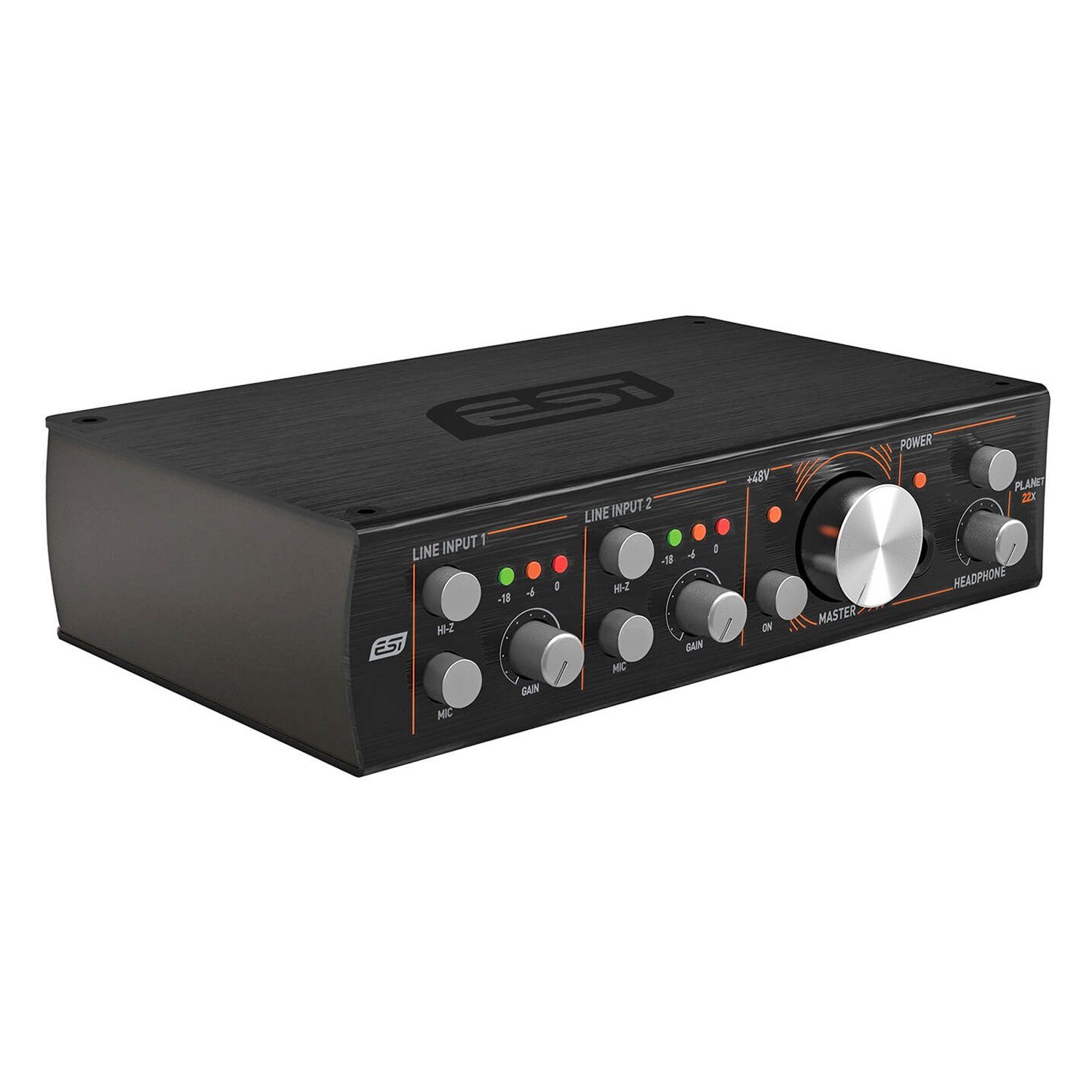 ESI Planet 22x Dante Audio-Interface Digitales Aufnahmegerät