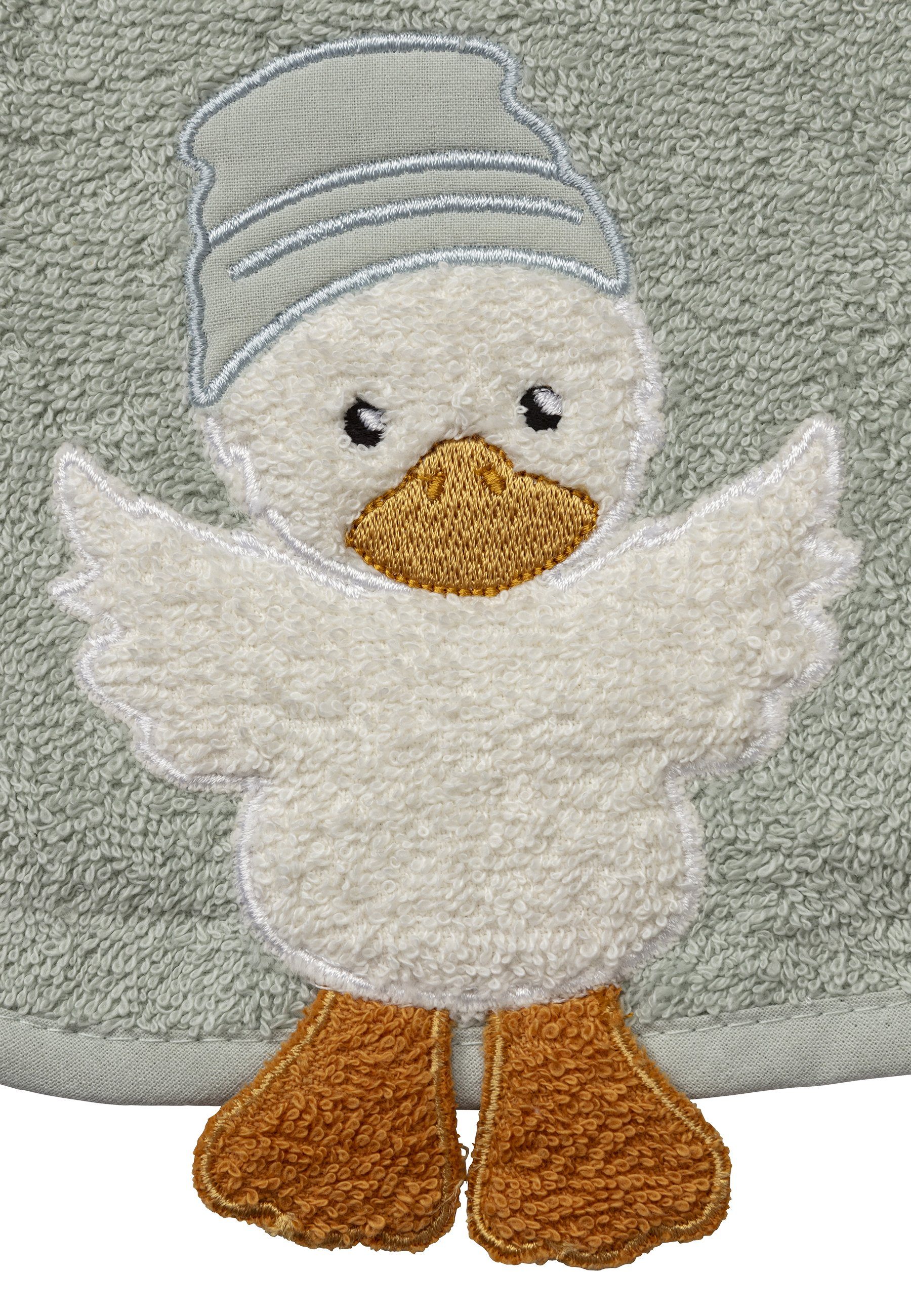 Sterntaler® Lätzchen Lätzchen Druckknopf ENTE Edda, (Set, 1-St)