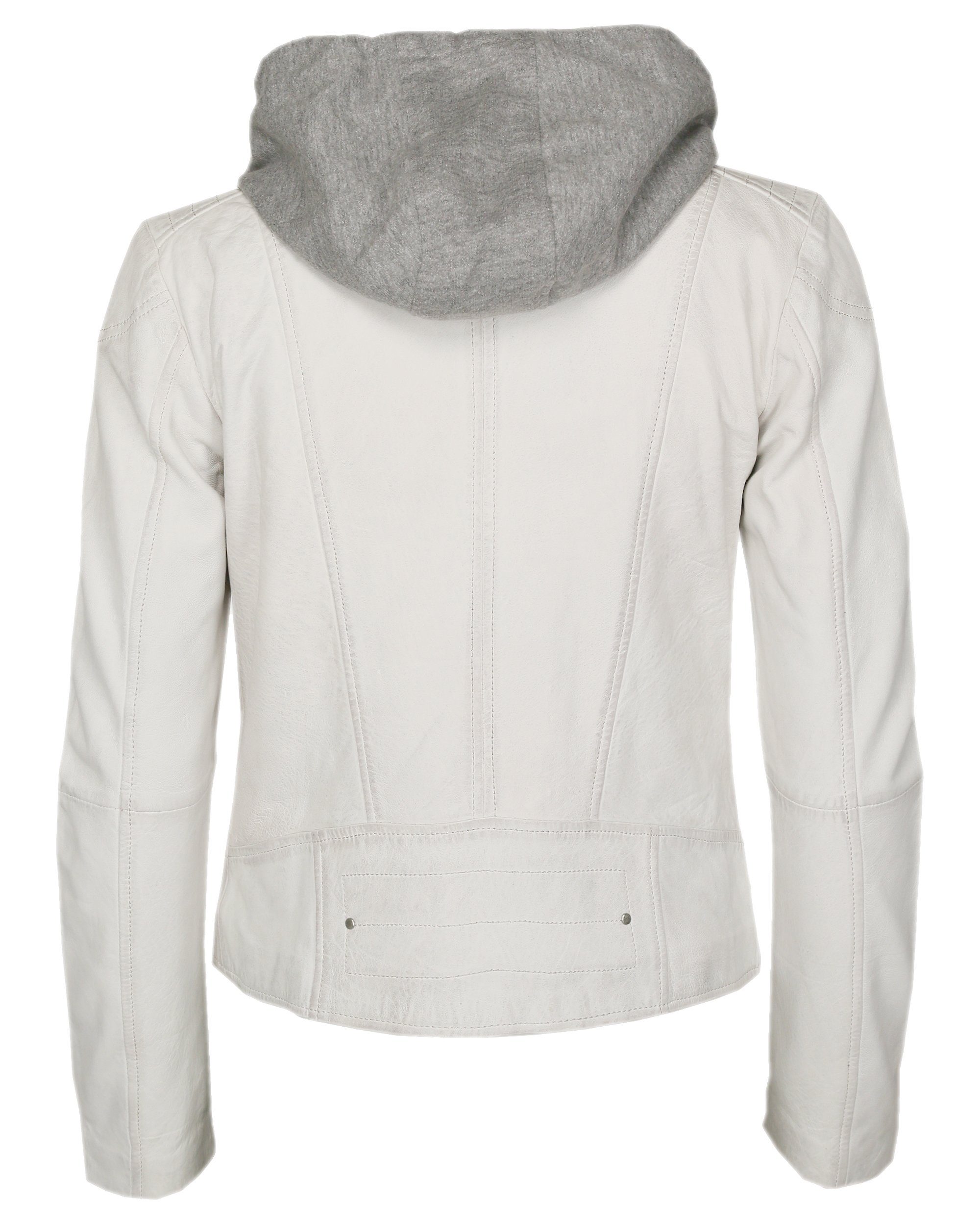 Maze Lederjacke Mico white