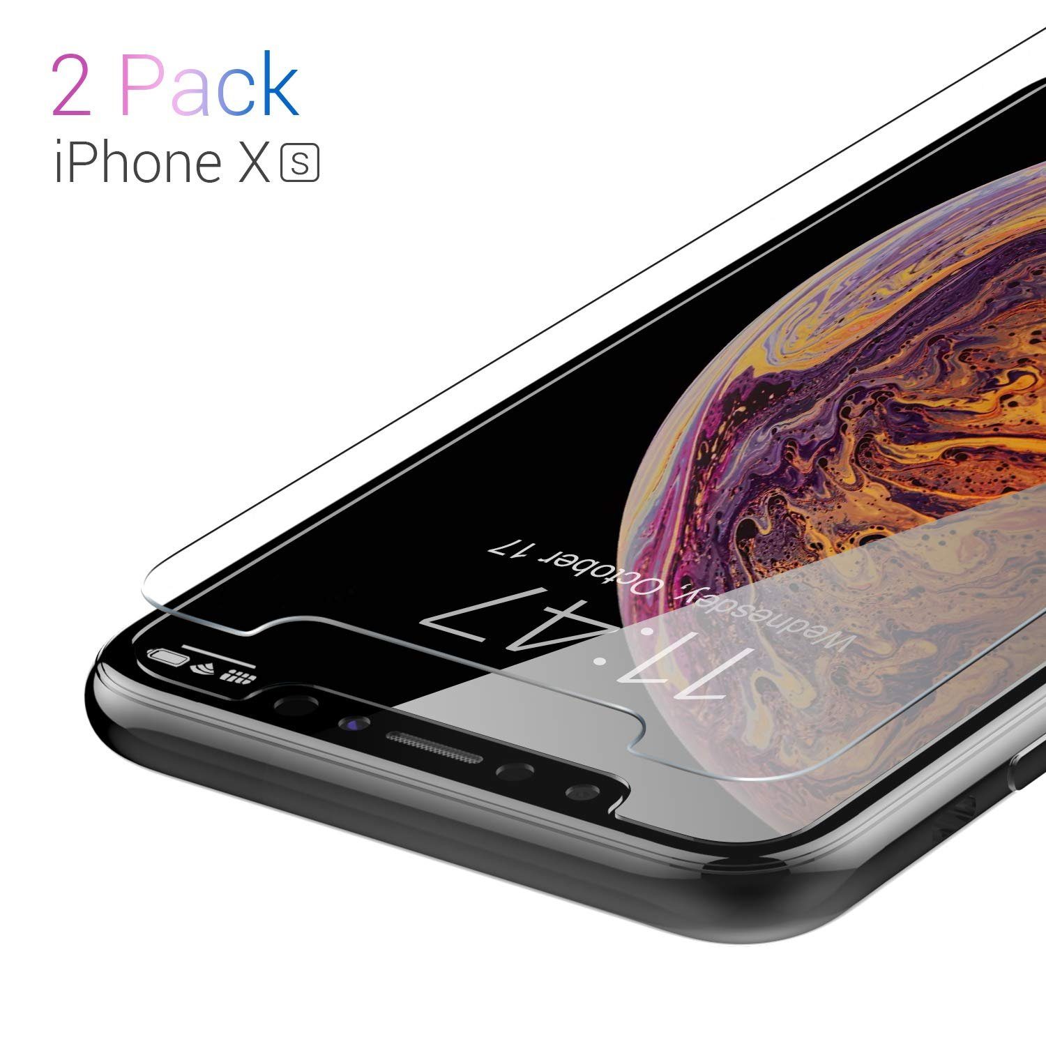 Avoalre Schutzfolie Panzerglas Schutzfolie Anti-Öl, Anti-Fingerprint, (2-St)