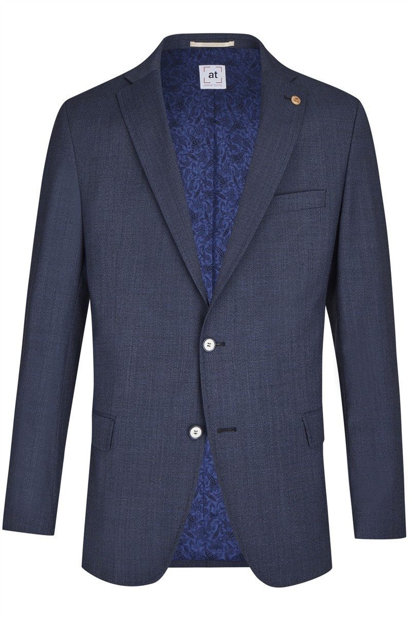 Atelier Torino Sakko Atelier-Torino MIX&MATCH Herren Sakko Modern-Fit Dunkelblau