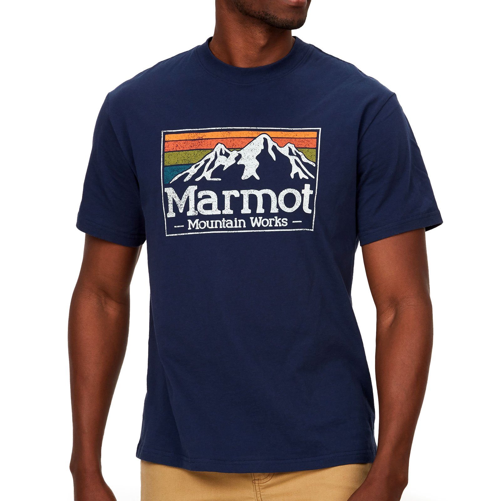 Marmot T-Shirt Gradient Tee Short-Sleeve T-Shirt mit Marken-Logo
