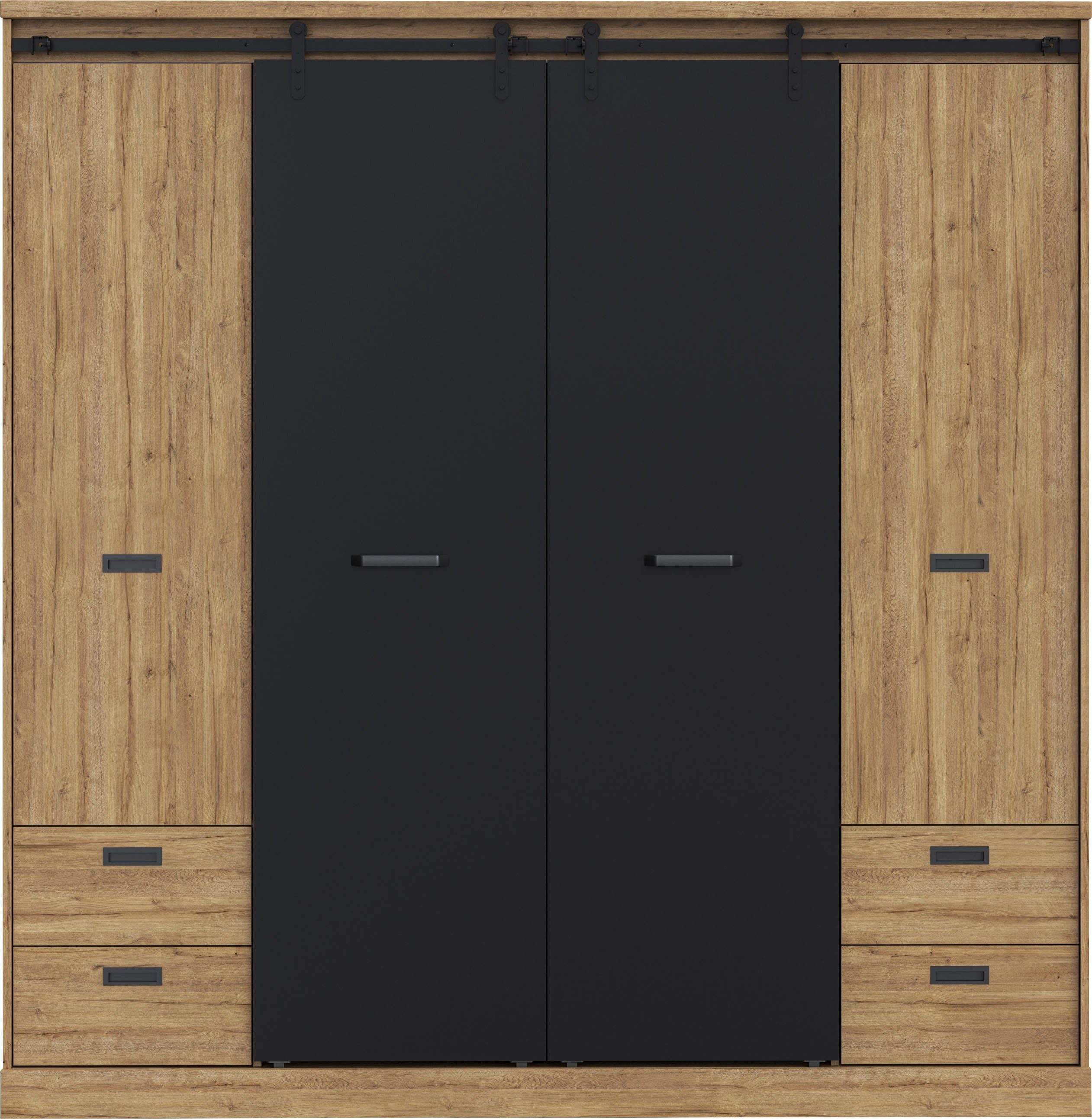 FORTE Kleiderschrank, (B/H/T ca. 203,2x208,4x61 cm) günstig online kaufen
