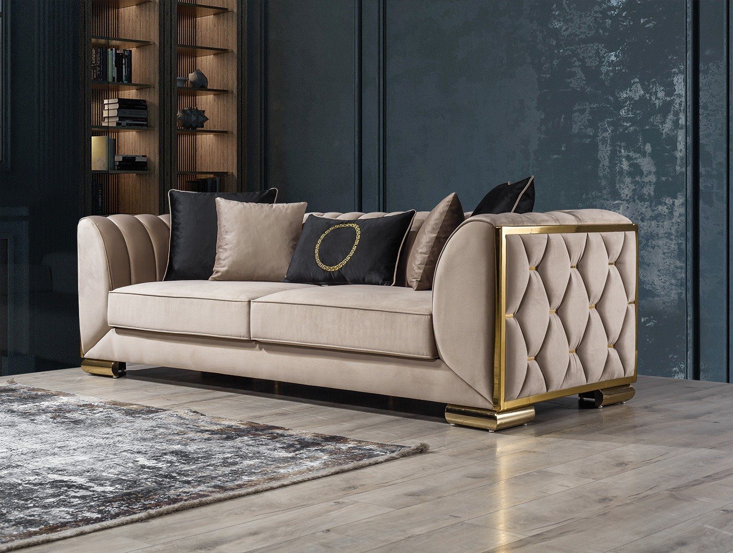 Villa Möbel Sofa Casablanca, 3-Sitzer 1 günstig online kaufen
