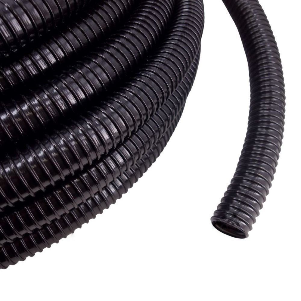 Aquaone Spiralschlauch AquaOne Teichschlauch Spiralschlauch 32 mm 1" Meterware schwarz Top Qualität Rolle pvc lichtundurchlässig Pumpe Filter